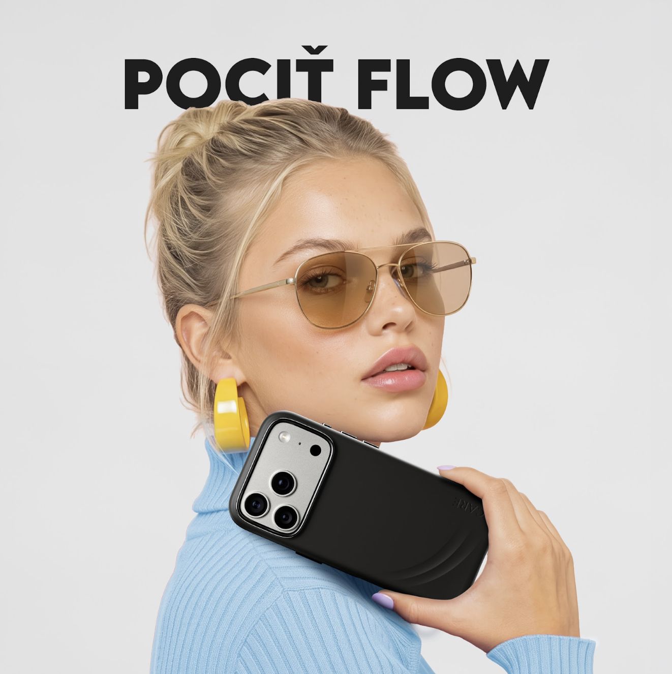 PanzerGlass CARE Flow MagSafe kryt Apple iPhone 18 Pro/17 Pro Vanilla béžový