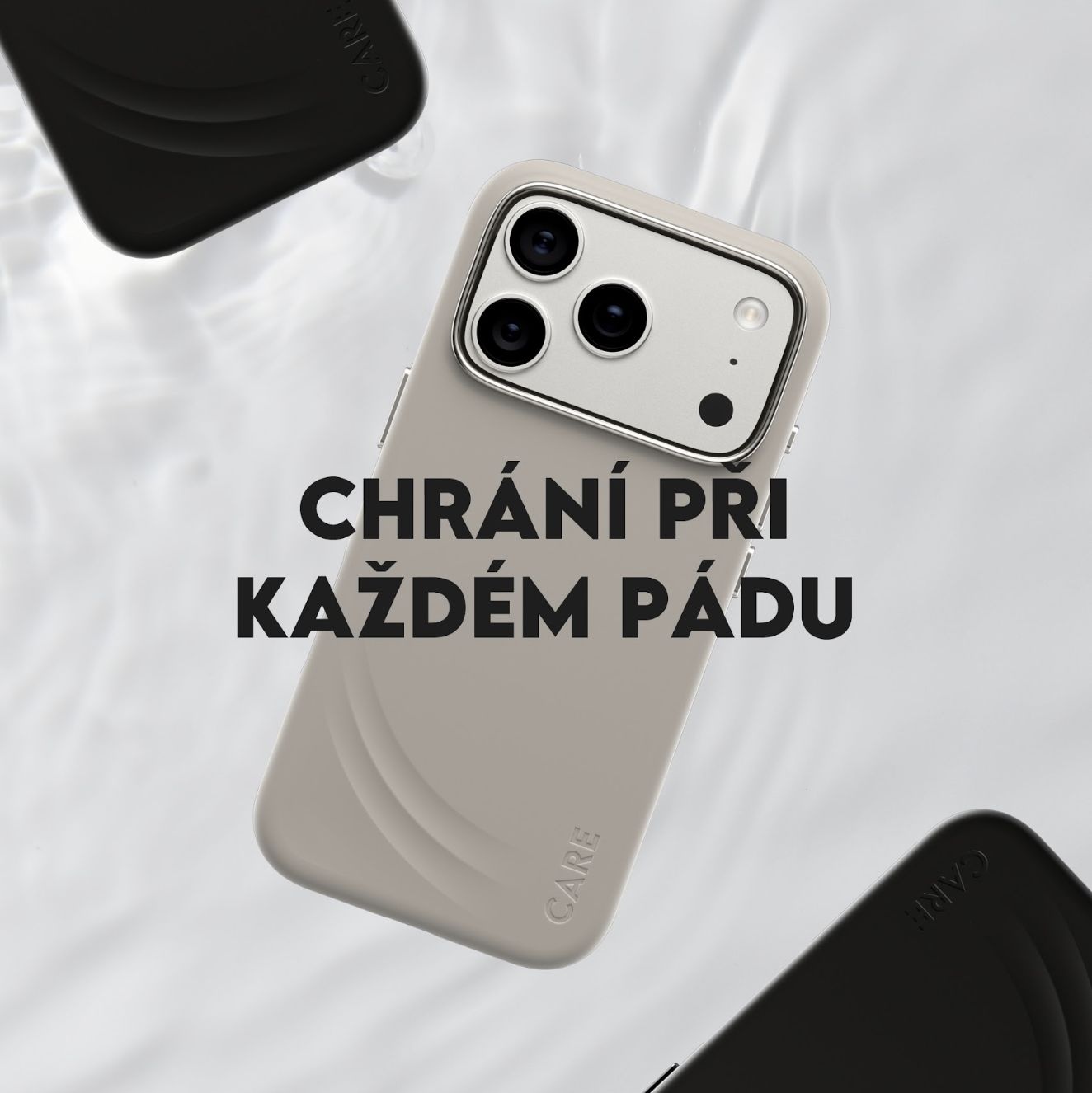 PanzerGlass CARE Flow MagSafe kryt Apple iPhone 18 Pro/17 Pro Vanilla béžový