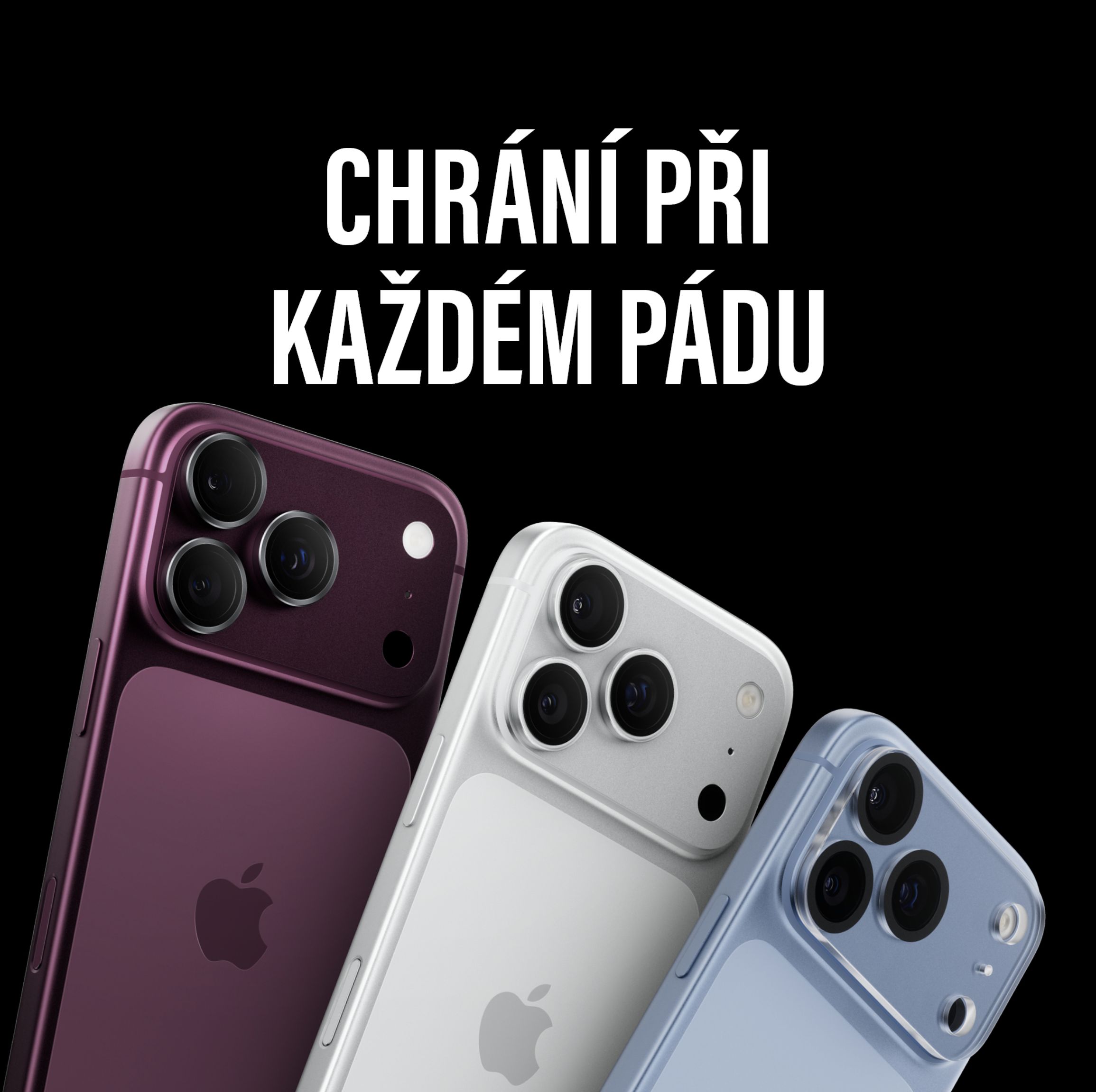 PanzerGlass Hoops Ceramic II ochranné kroužky Apple iPhone Duo černé