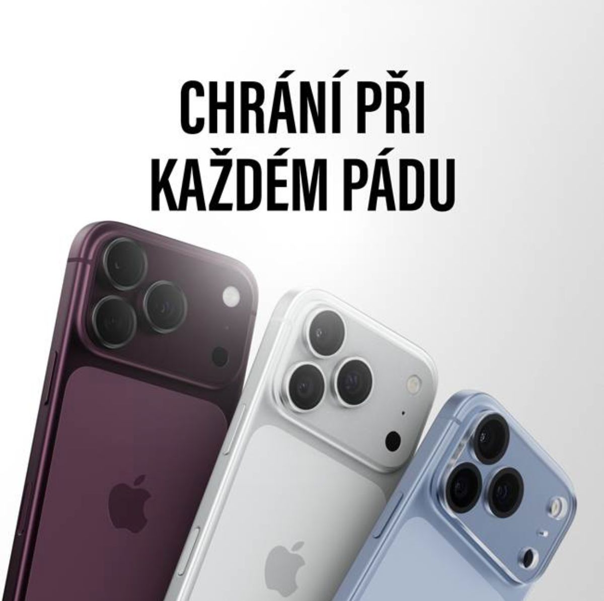 PanzerGlass Hoops ochranné kroužky Apple iPhone 18 Pro/Pro Max čiré
