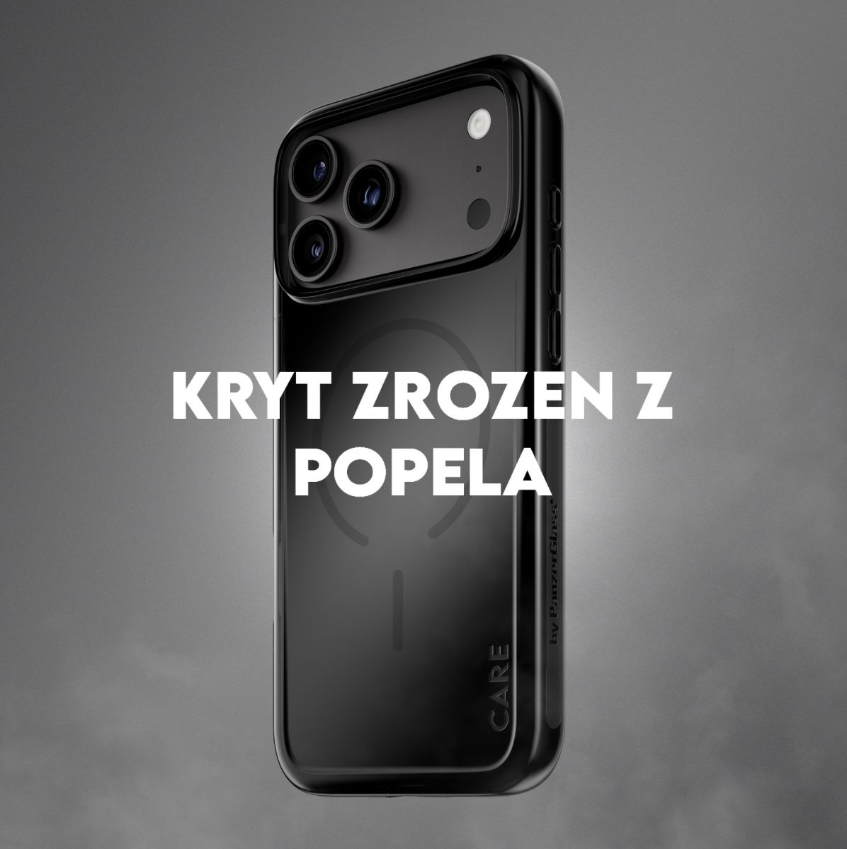 PanzerGlass CARE Smokey MagSafe kryt Apple iPhone 18 Pro Max/17 Pro Max kouřový/černý