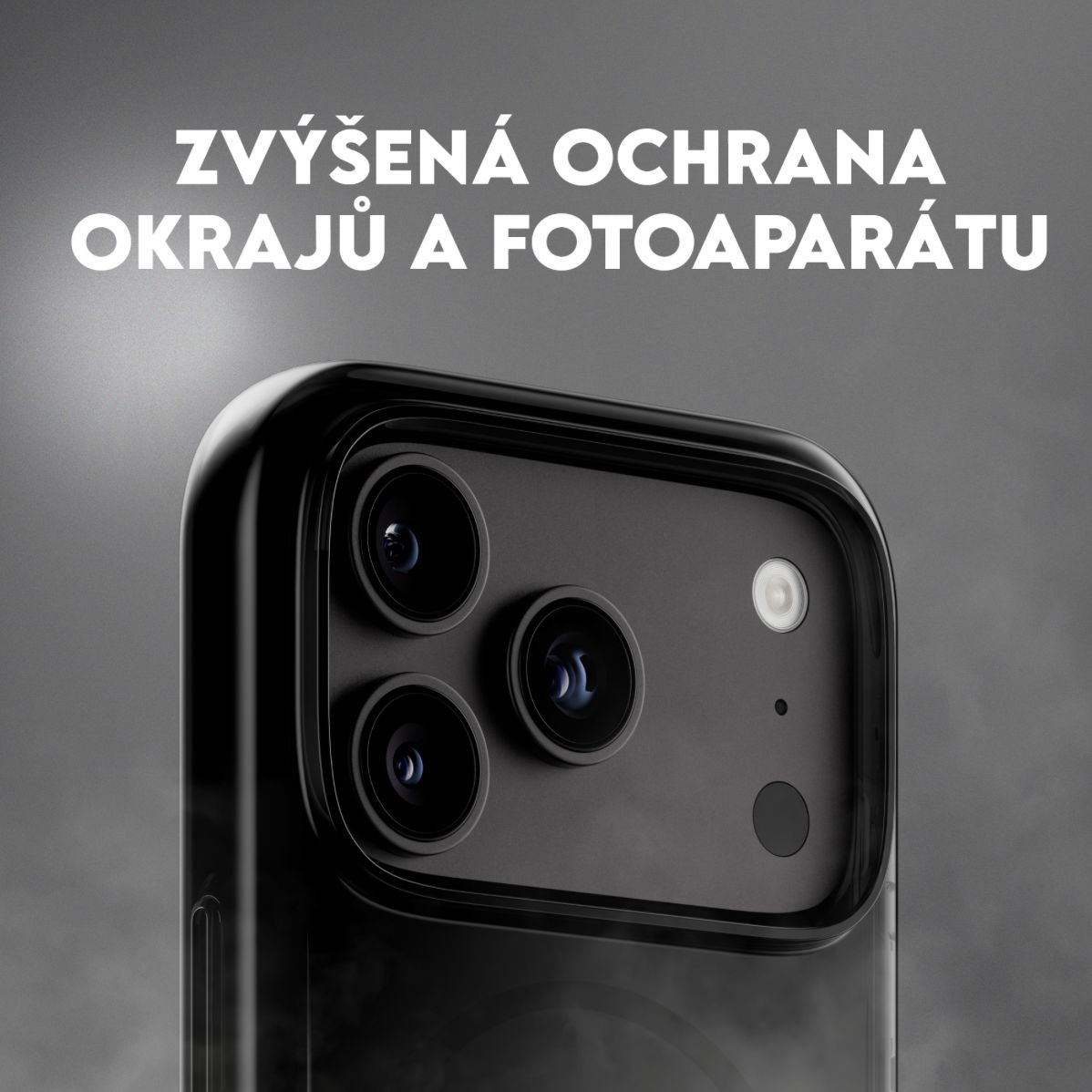 PanzerGlass CARE Smokey MagSafe kryt Apple iPhone 18 Pro Max/17 Pro Max kouřový/černý