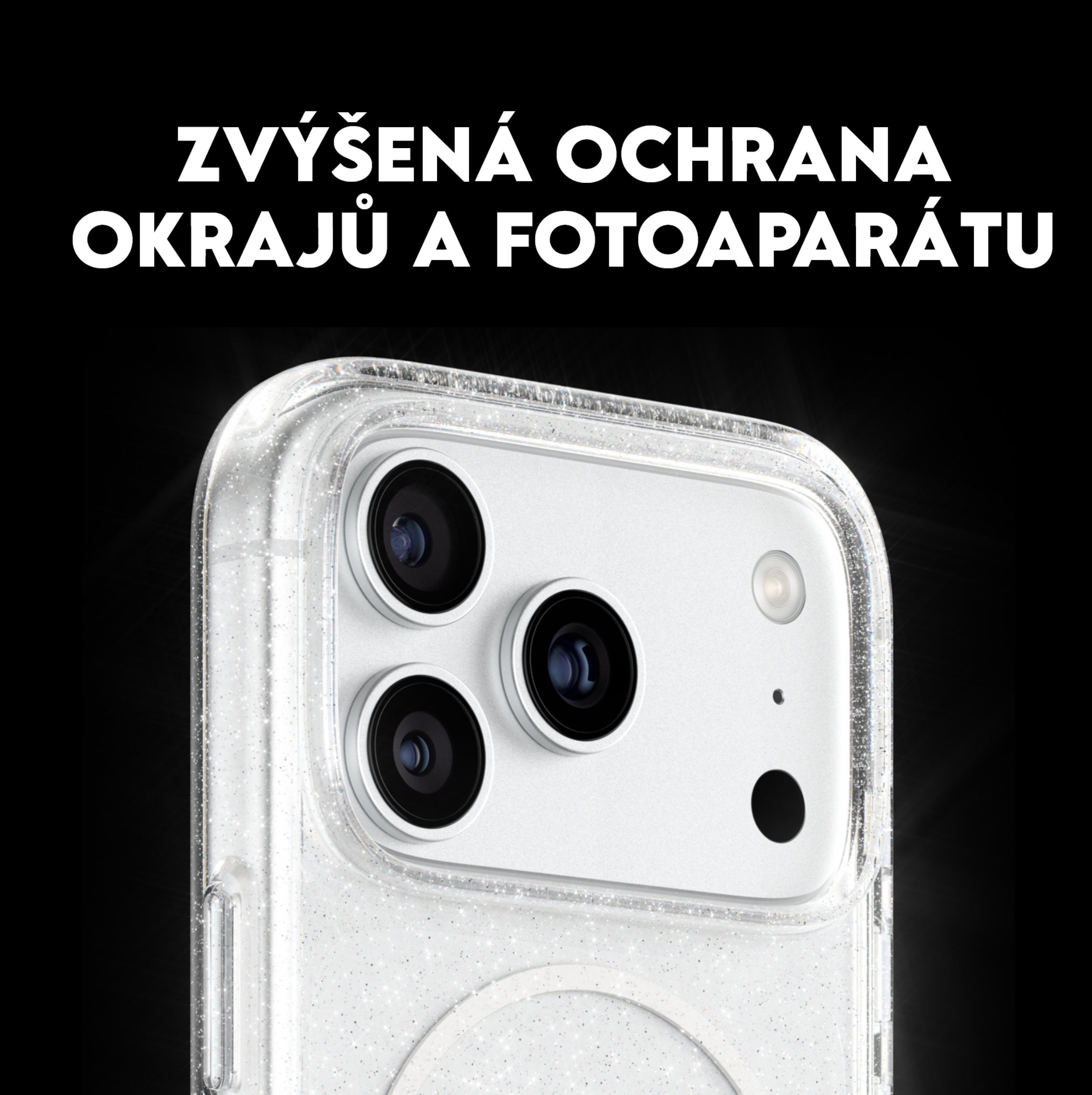 PanzerGlass CARE Star Lit MagSafe kryt Apple iPhone 18 Pro Max/17 Pro Max čirý