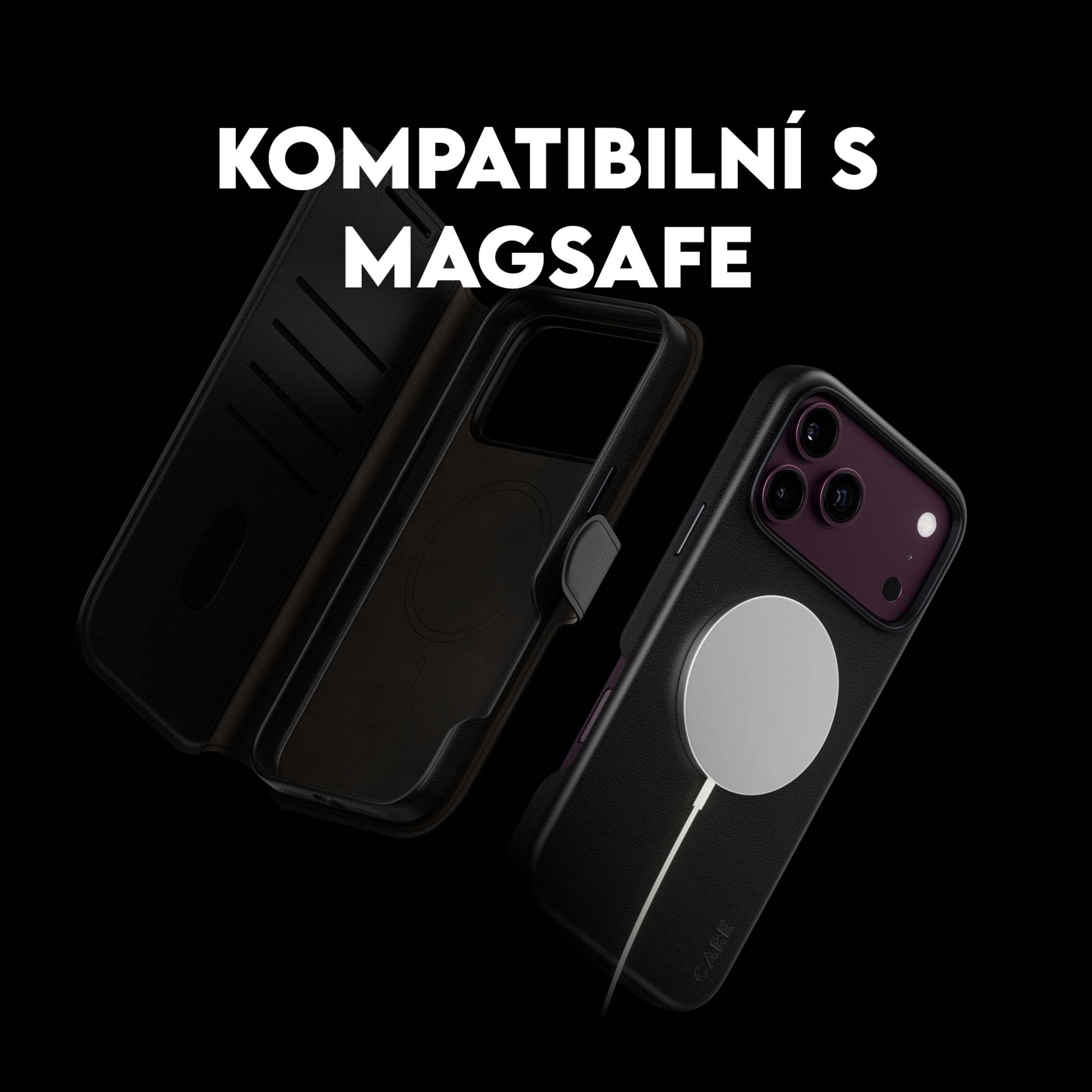 PanzerGlass CARE Tango 2v1 Wallet MagSafe pouzdro Apple iPhone 18 Pro Max/17 Pro Max hnědé