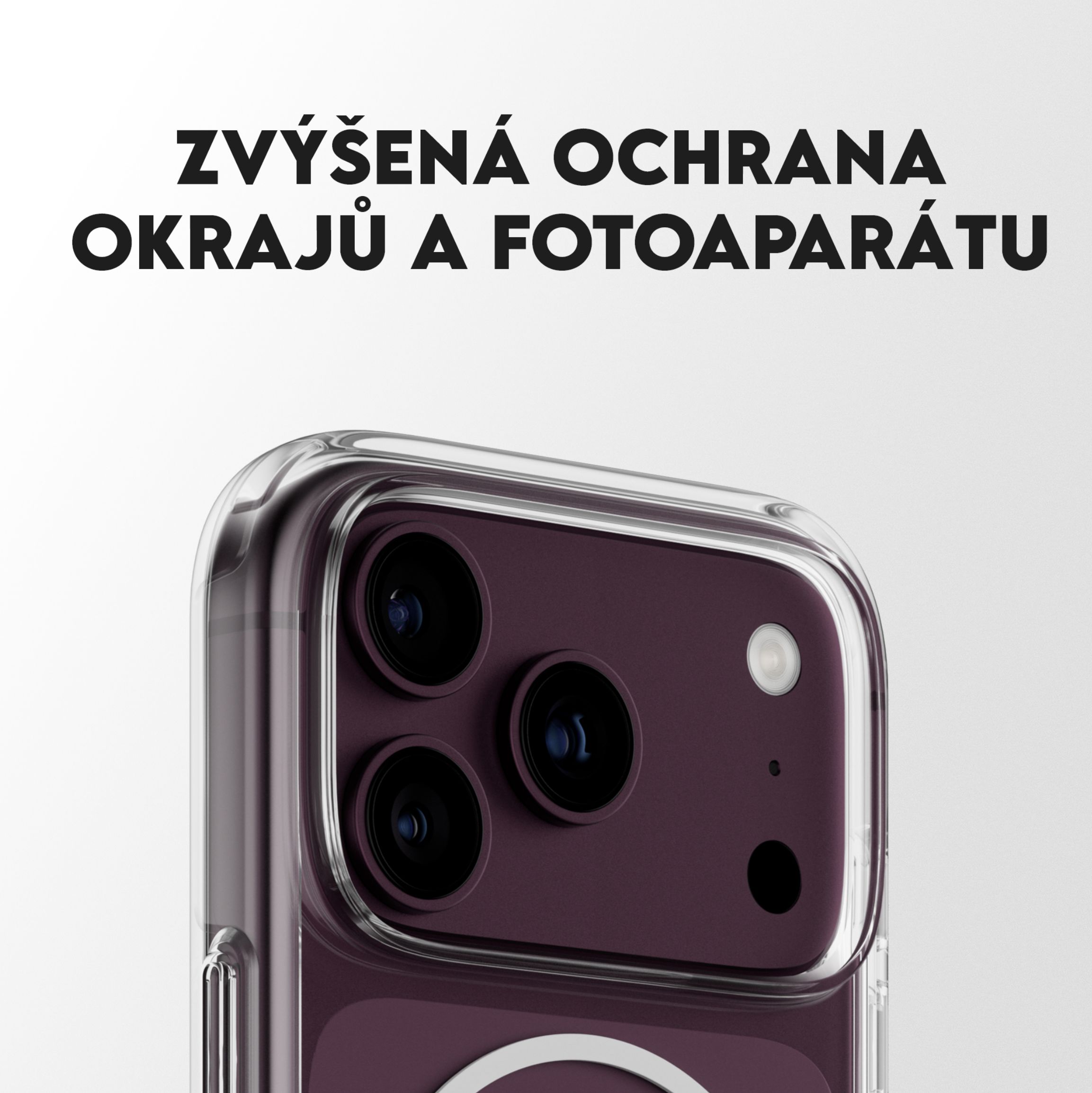 PanzerGlass CARE Urban MagSafe kryt Apple iPhone 18 Pro/17 Pro čirý/bílý