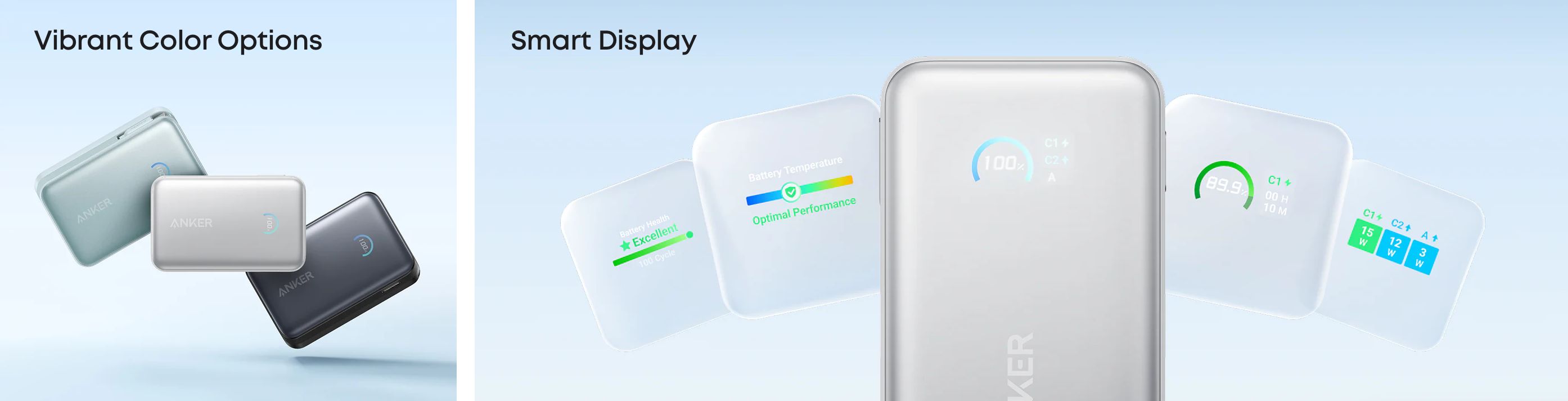 Anker Nano MagSafe powerbanka (10000mAh) 45W čierna