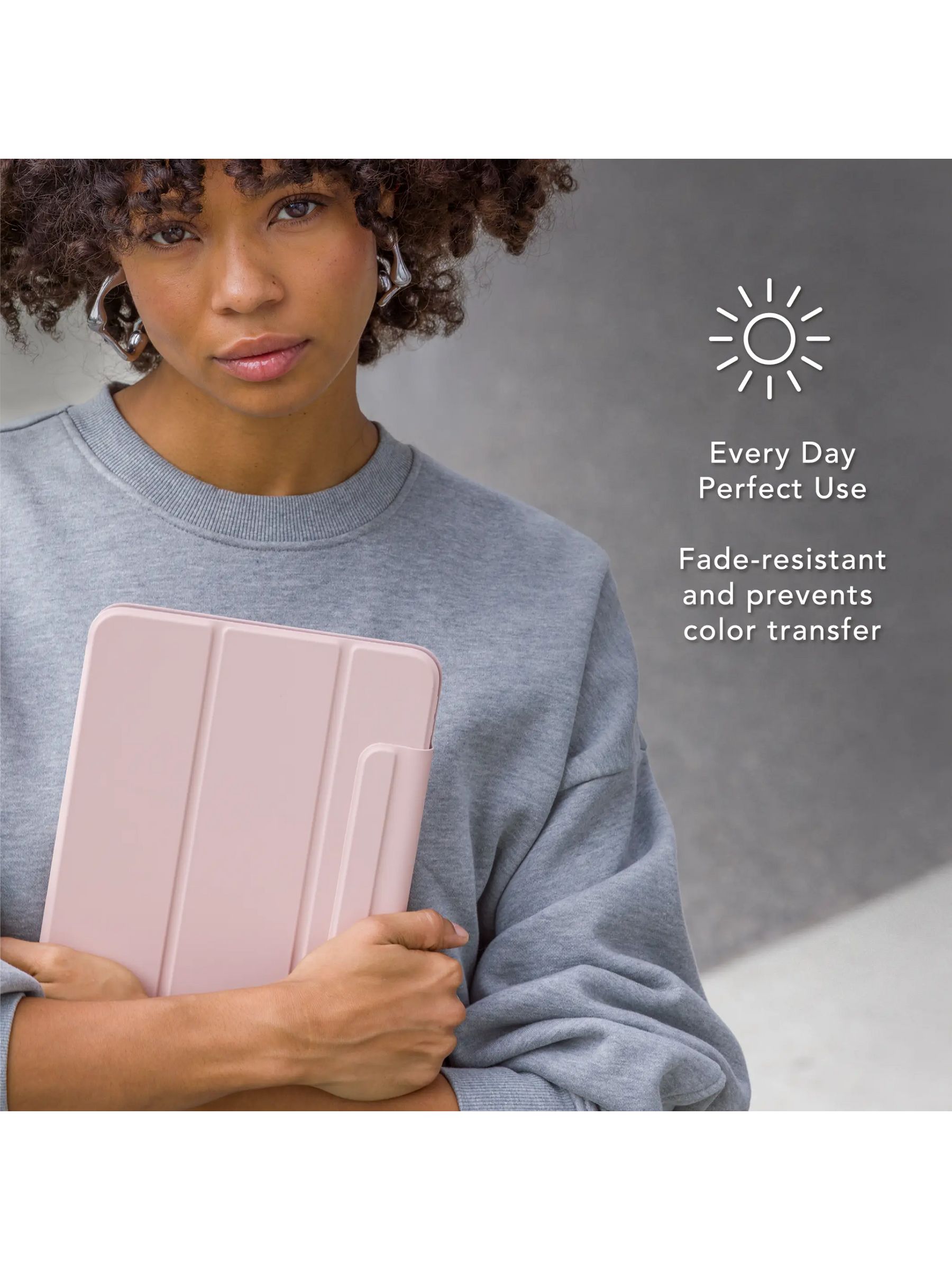 dbramante1928 Avenida ICON pouzdro pro Apple iPad 11" (2025)/iPad 10,9" (2022) pink sand
