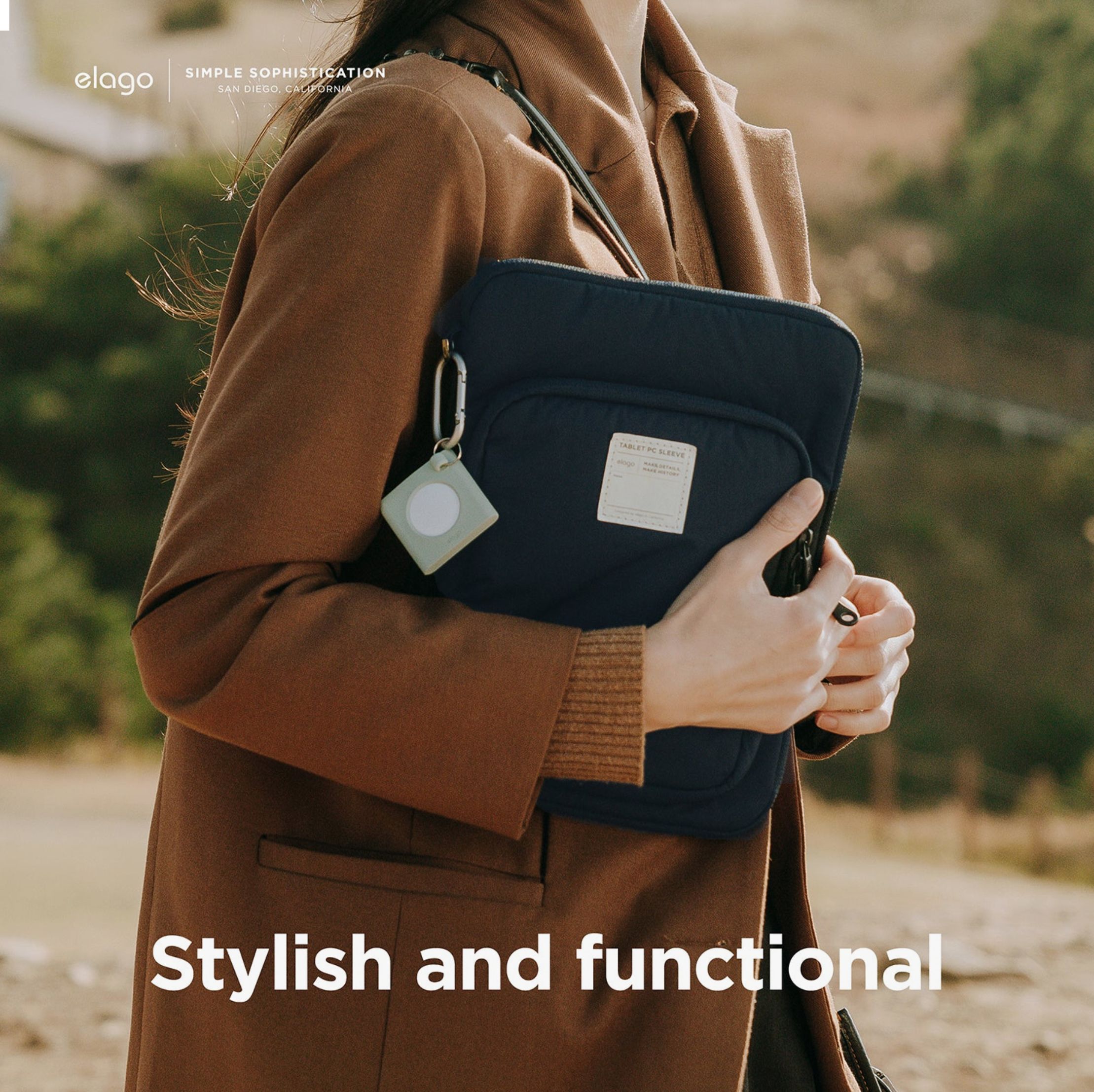 ELAGO PC Sleeve pouzdro pro MacBook 12"-14'' tmavě modré