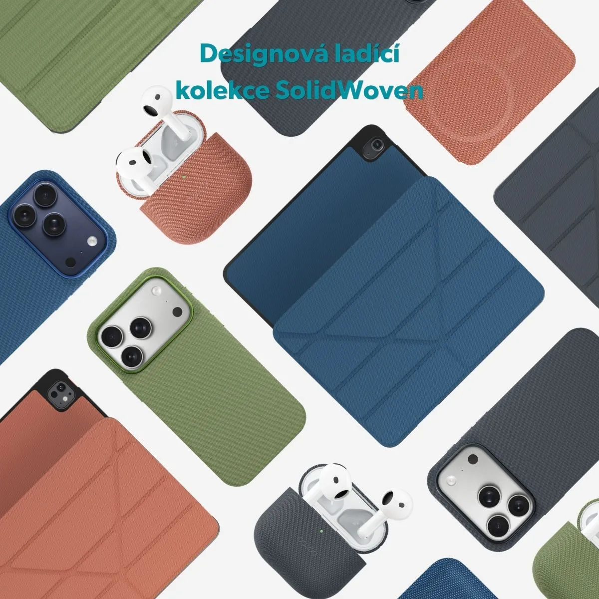Epico SolidWoven Case pouzdro pro AirPods Pro 3 modré