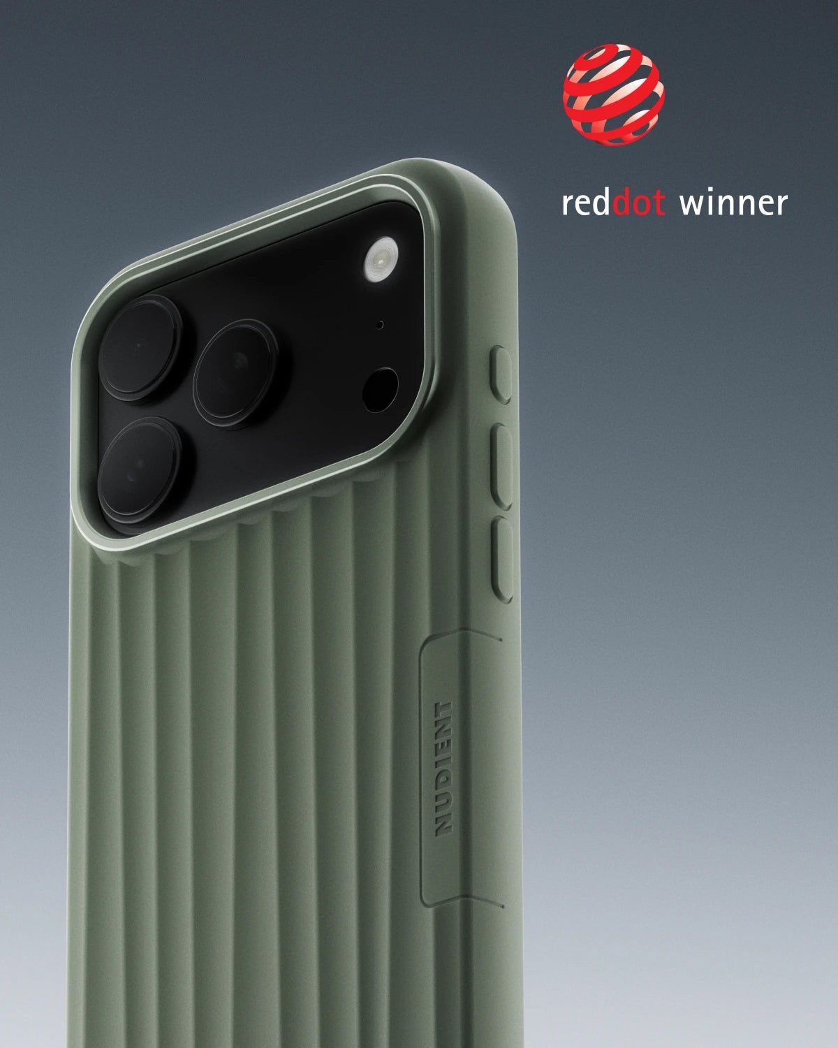 NUDIENT Bold Magsafe kryt iPhone 17 Pro/iPhone 18 Pro Ľanová béžová