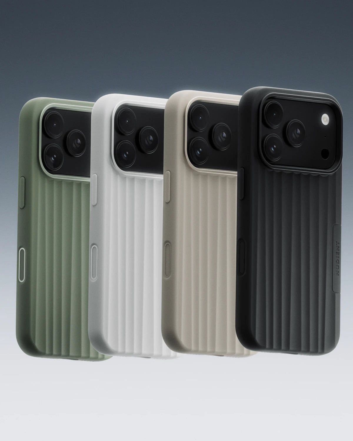 NUDIENT Bold Magsafe kryt iPhone 17 Pro/iPhone 18 Pro Ľanová béžová