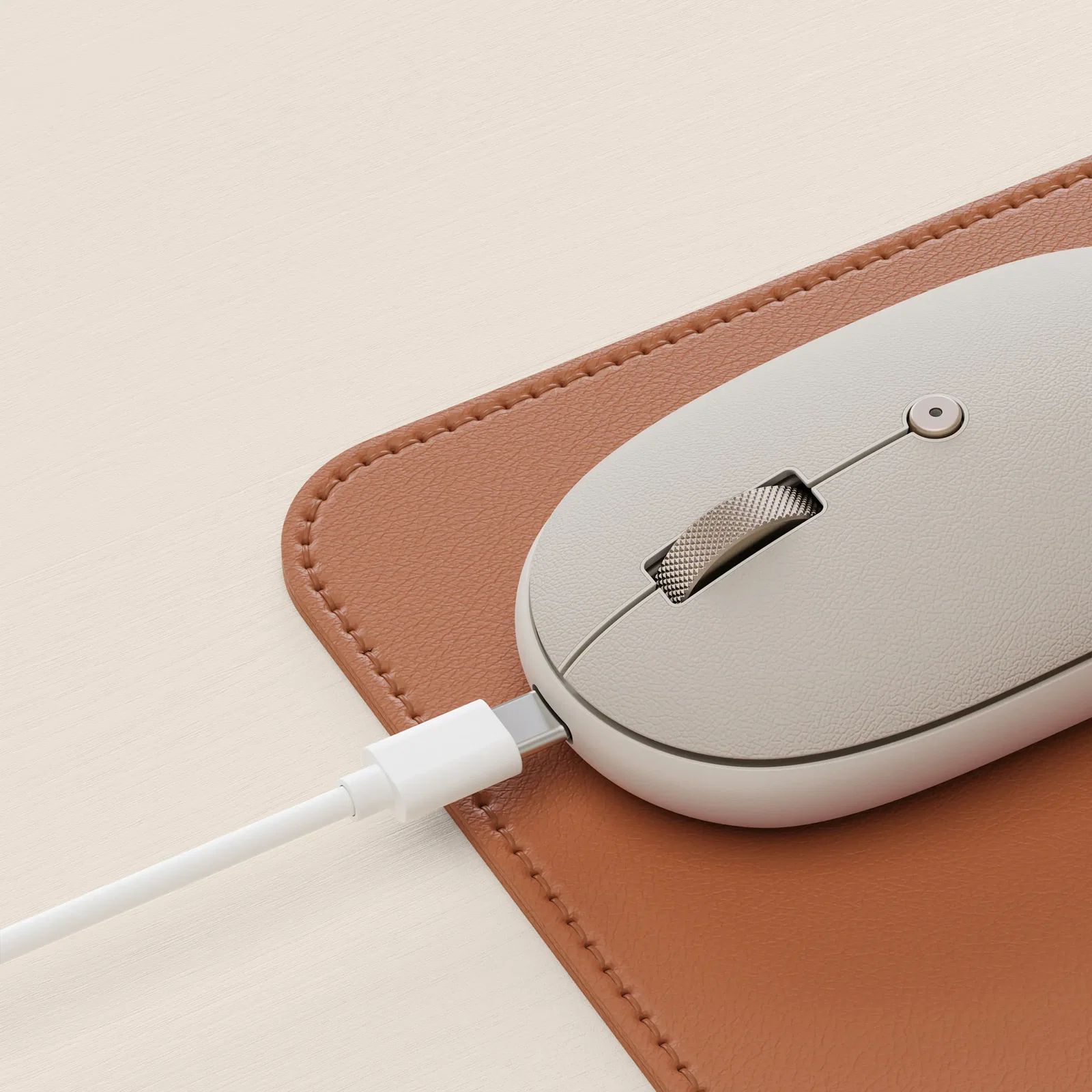 Satechi OntheGo Bluetooth bezdrátová myš písková