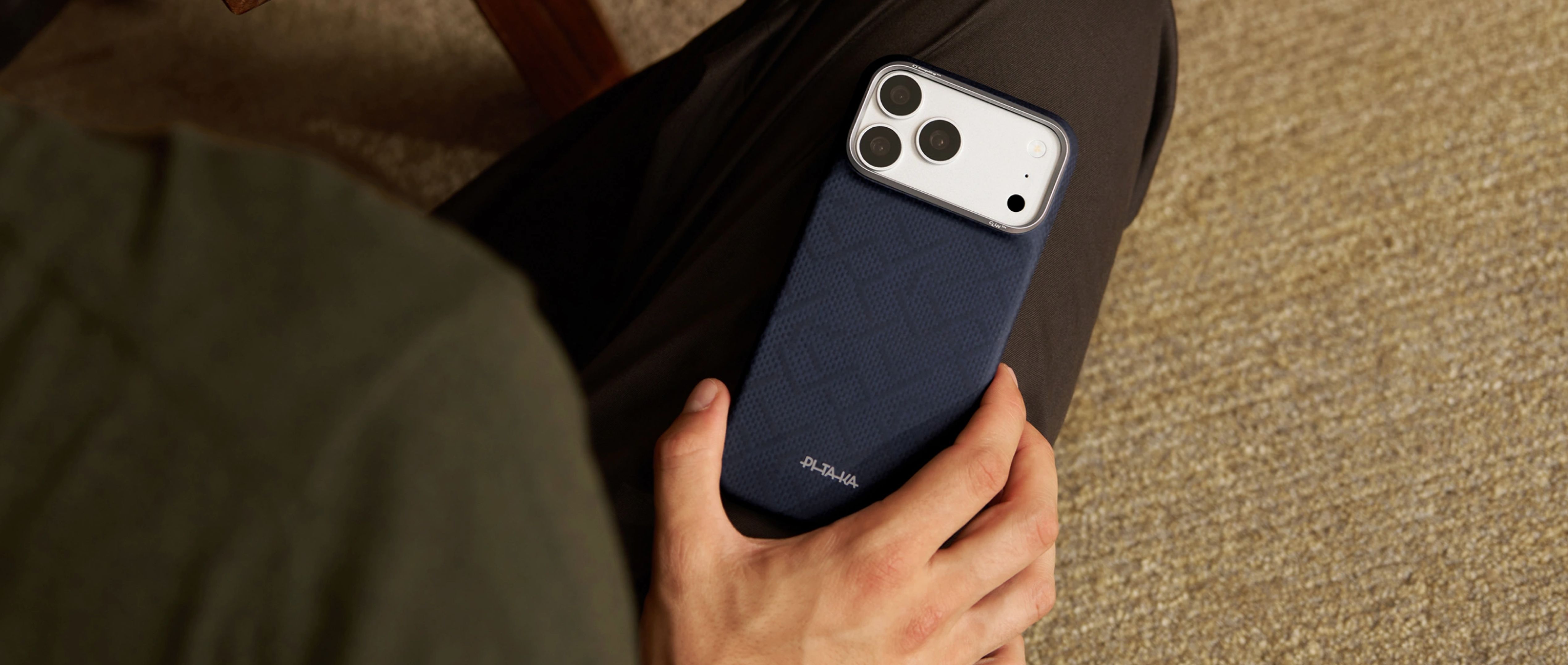 Pitaka Edge Case PTK Weaving MagSafe kryt iPhone 18 Pro Charoite Purple