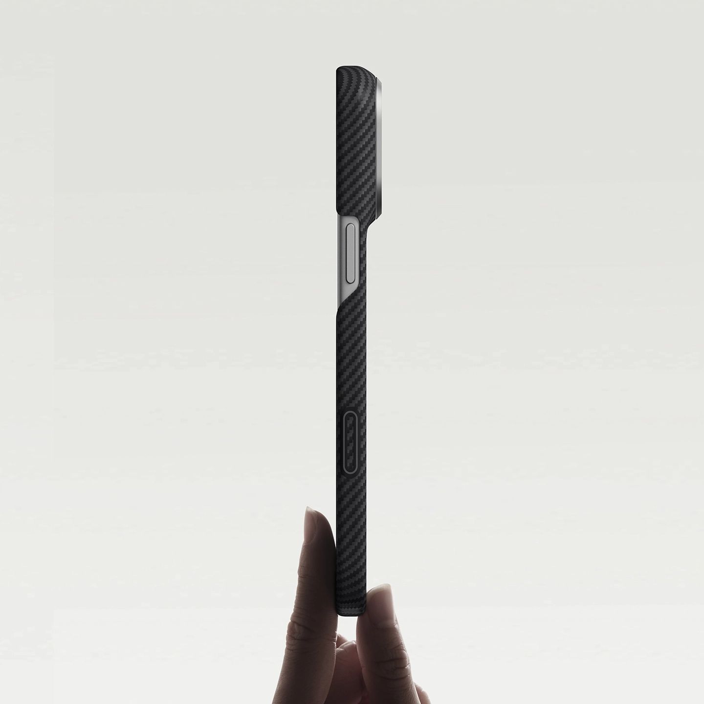 Pitaka Edge Case MagSafe kryt iPhone 18 Pro Black/Grey Twill