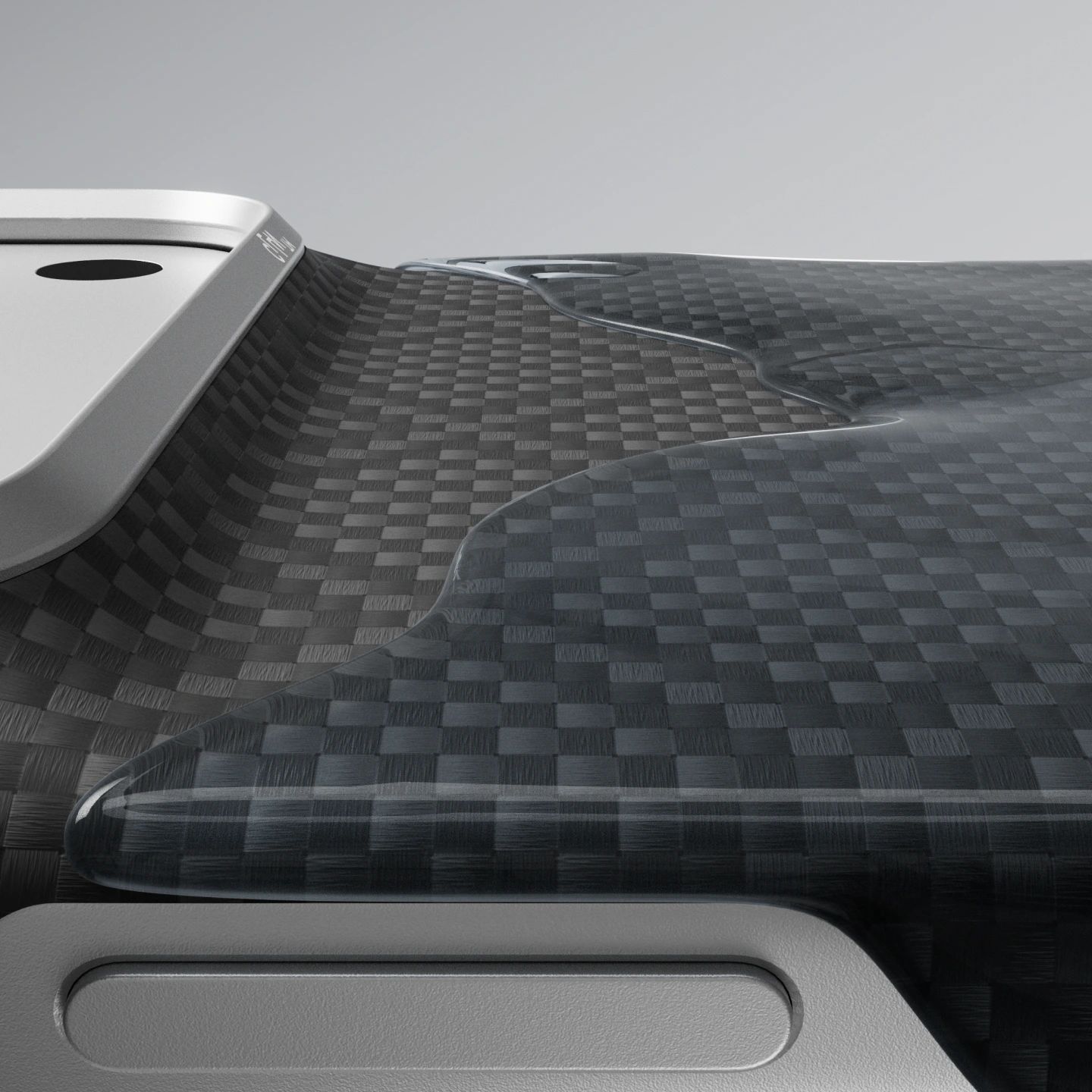 Pitaka Edge Case MagSafe kryt iPhone 18 Pro Black/Grey Twill