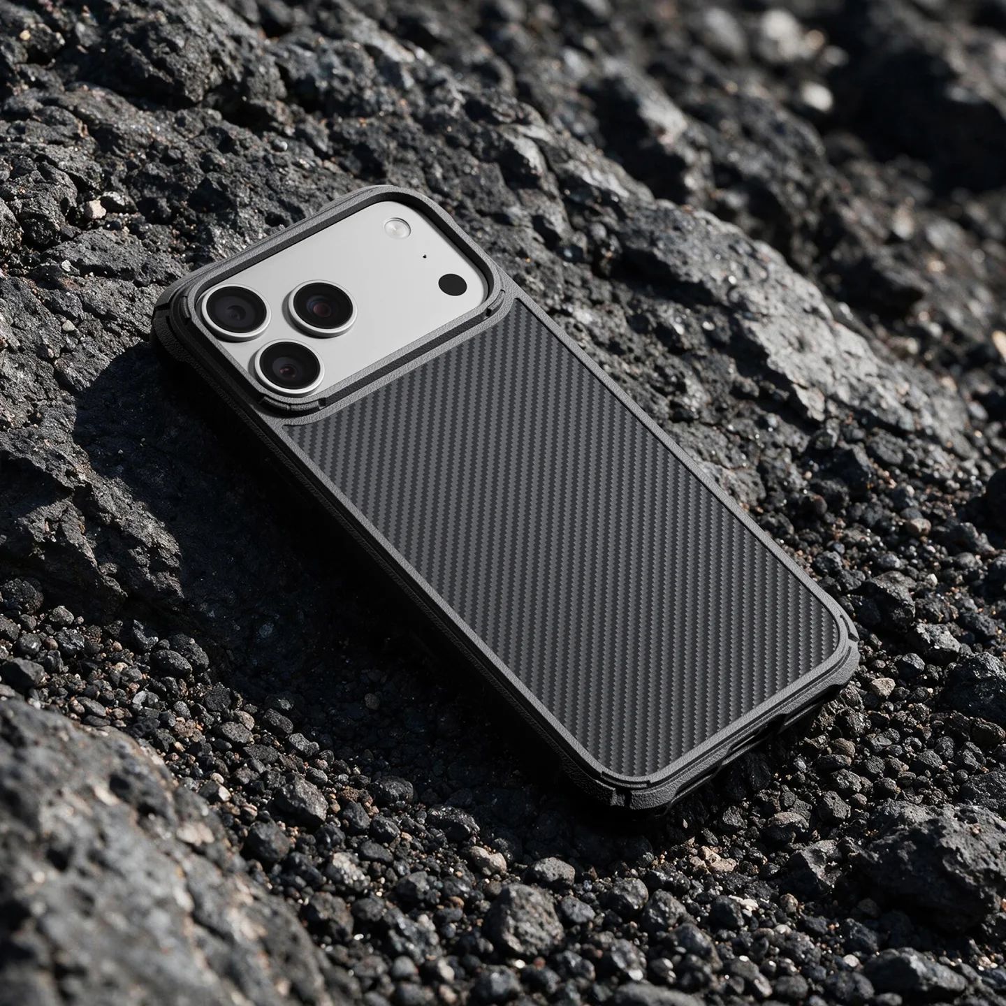 Pitaka Cairn Case MagSafe kryt iPhone 18 Pro Black/Grey Twill