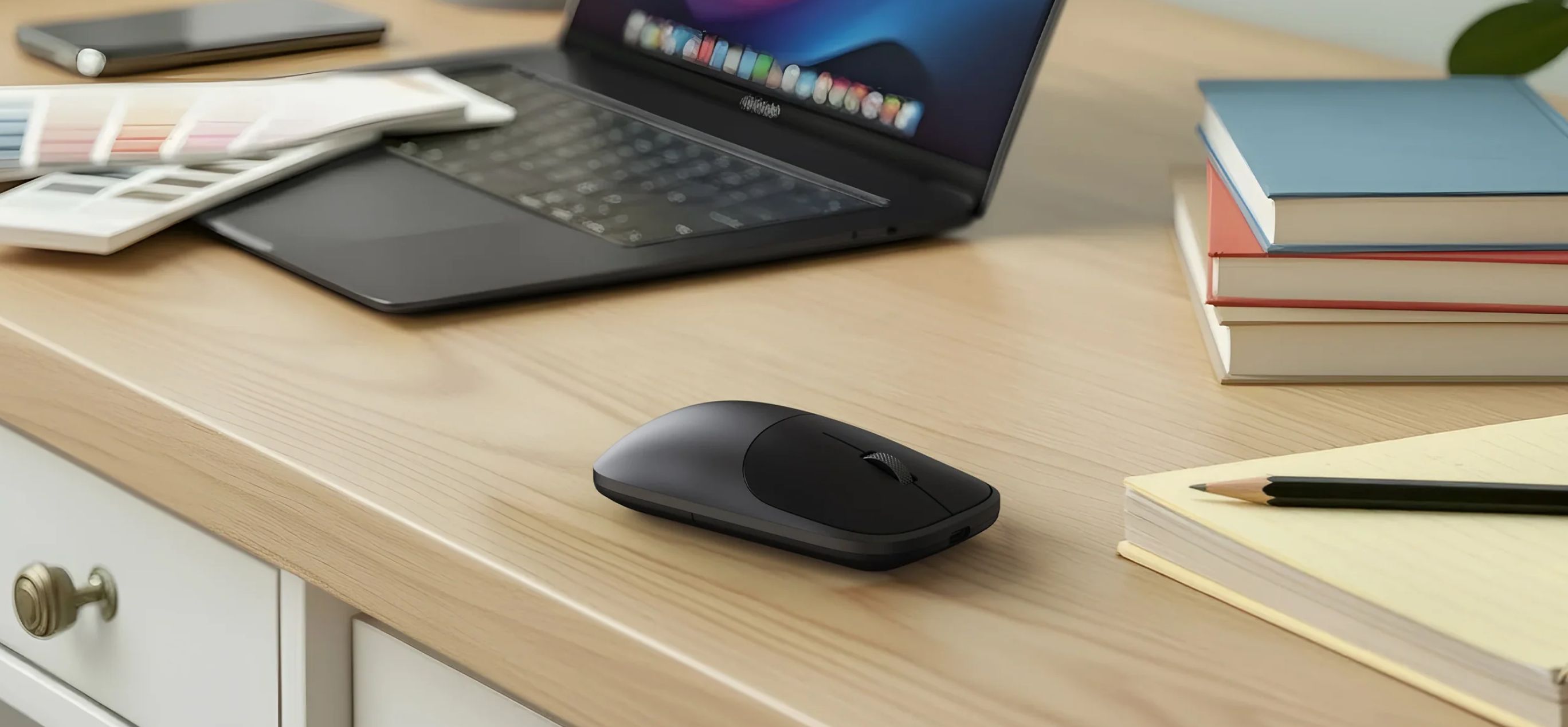 Satechi Slim EX bezdrátová myš (MacBook Neo) indigově modrá