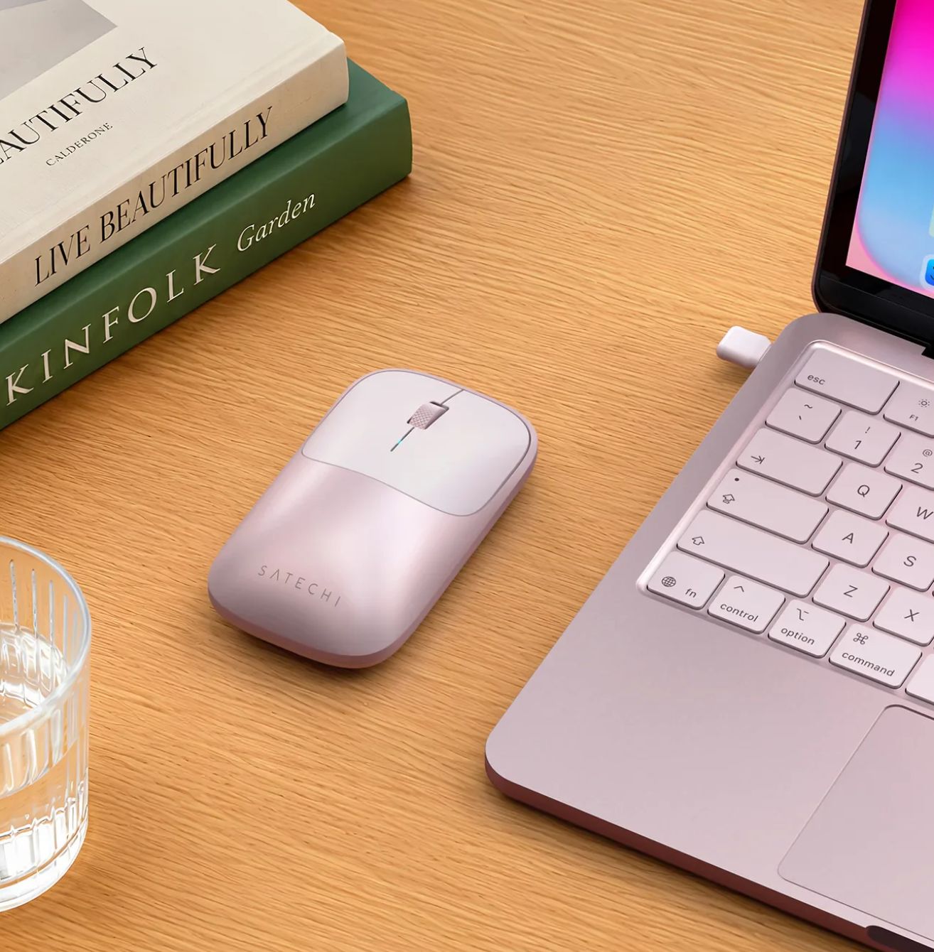 Satechi Slim EX bezdrátová myš (MacBook Neo) indigově modrá