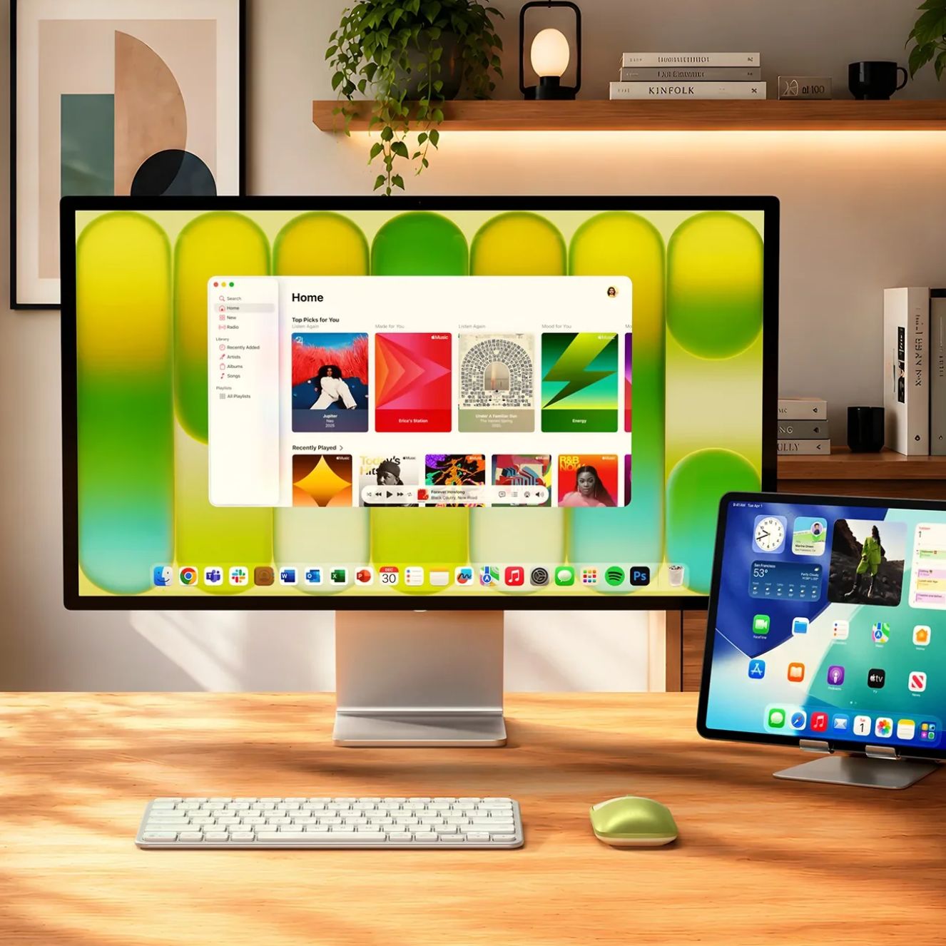 Satechi Slim EX bezdrátová myš (MacBook Neo) indigově modrá