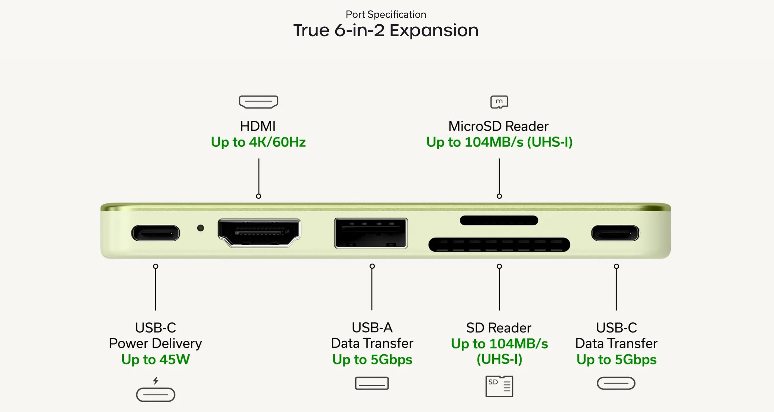 Satechi USB-C Snap Hub (MacBook Neo) ruměný