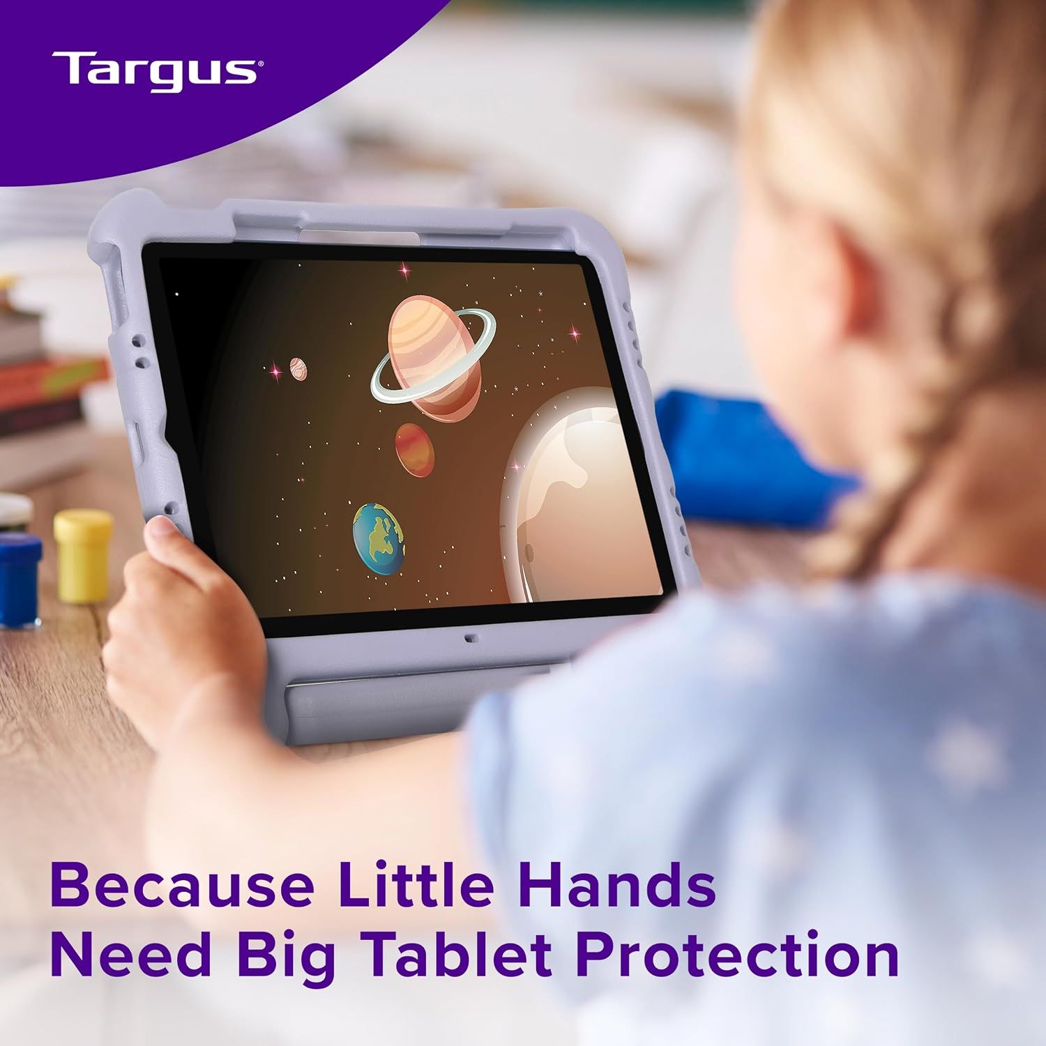 Targus Kids antibakteriální kryt pro iPad 10,9 - 11" purpurový
