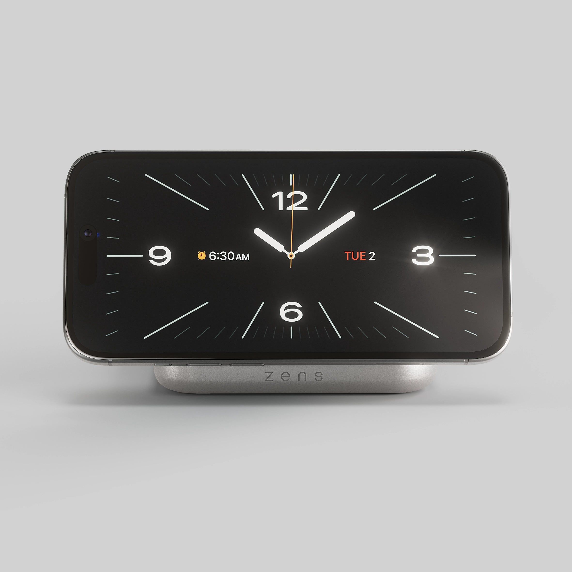 ZENS Magnetic Nightstand Charger MagSafe/Qi2 nabíječka (15W) bílá