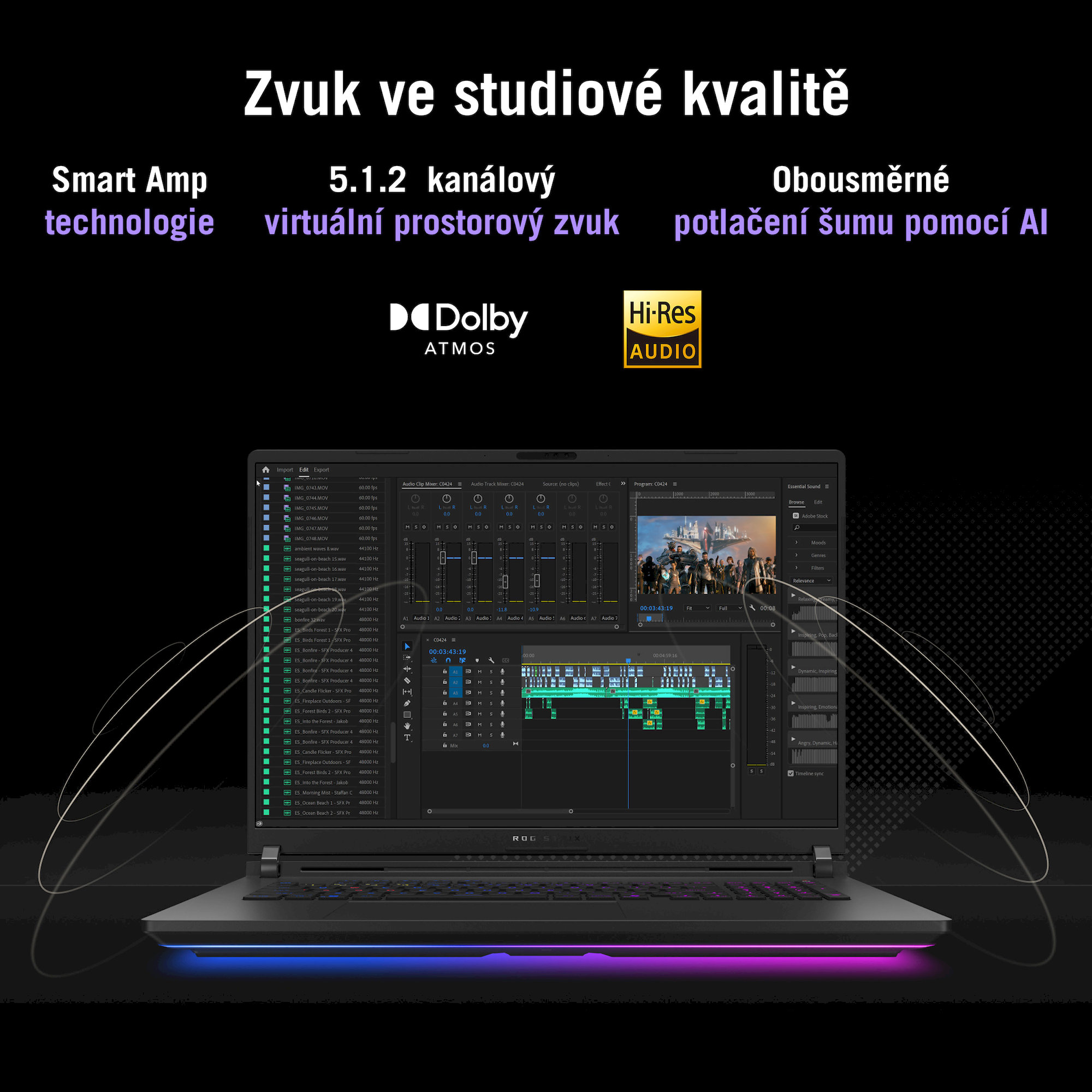 ASUS ROG Strix SCAR 18 (G835LXG-TQ468WZ) RTX 5090 černý