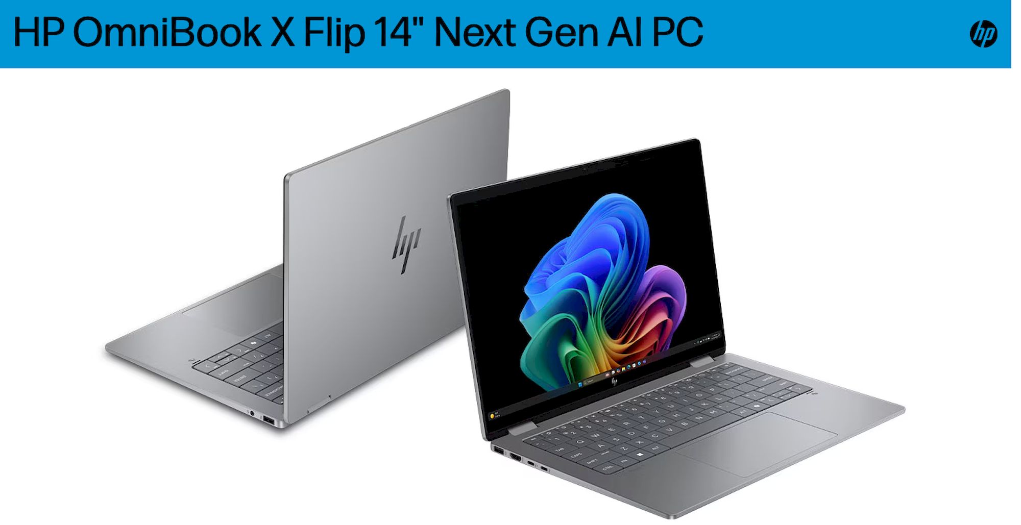 HP OmniBook X Flip AI 14-kb0070ncx (E0PB6EA#BCM) stříbrný
