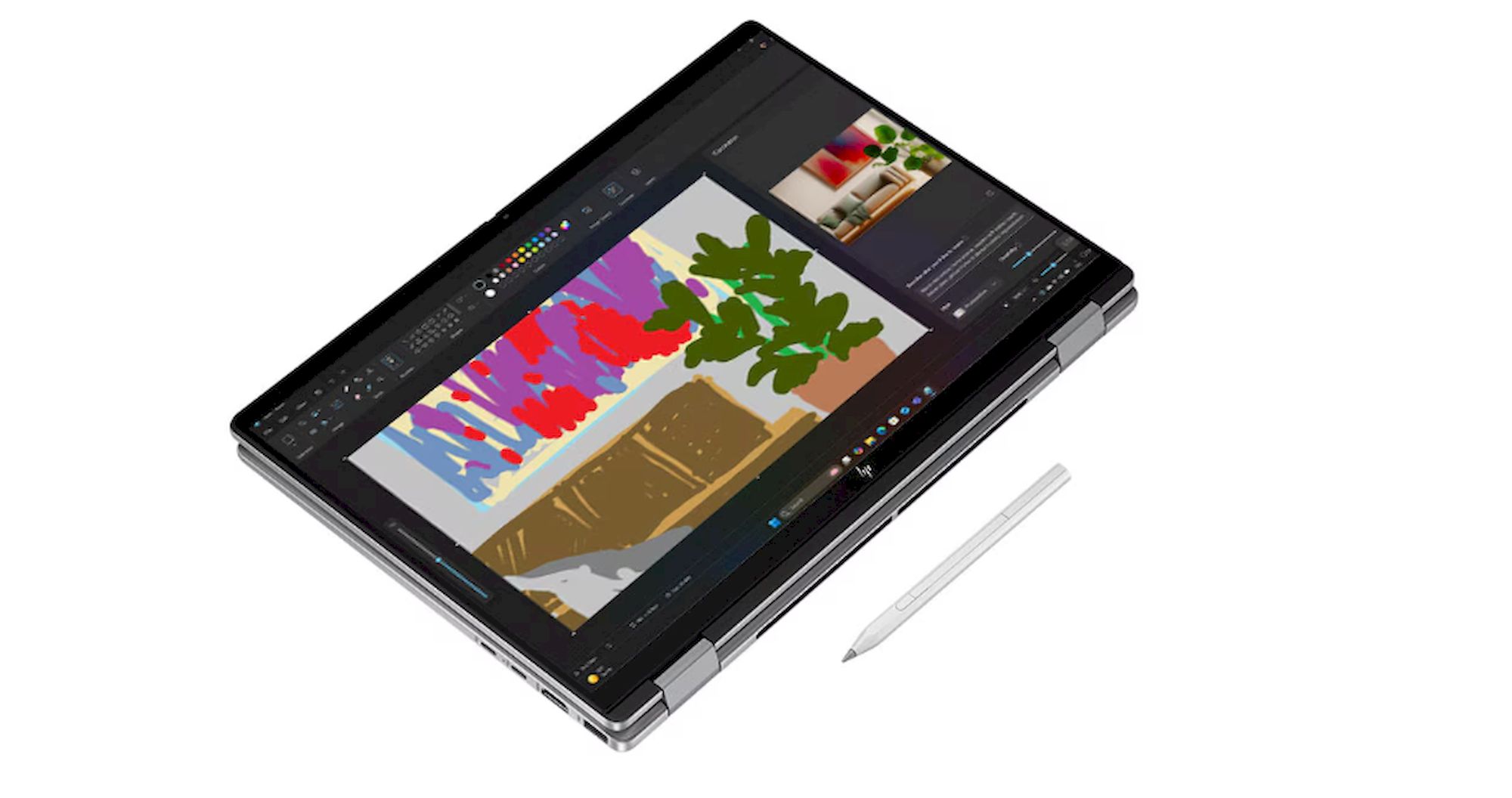 HP OmniBook X Flip AI 14-kb0070ncx (E0PB6EA#BCM) stříbrný