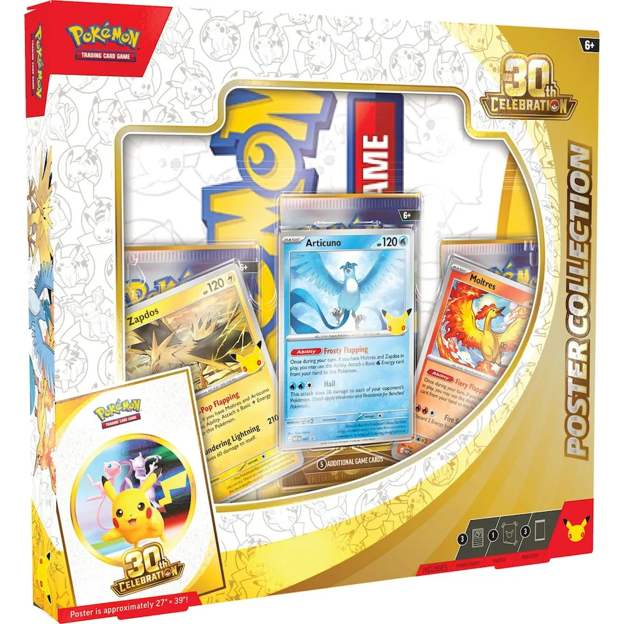 Pokémon TCG 30th Celebration Poster Collection - produktová fotka