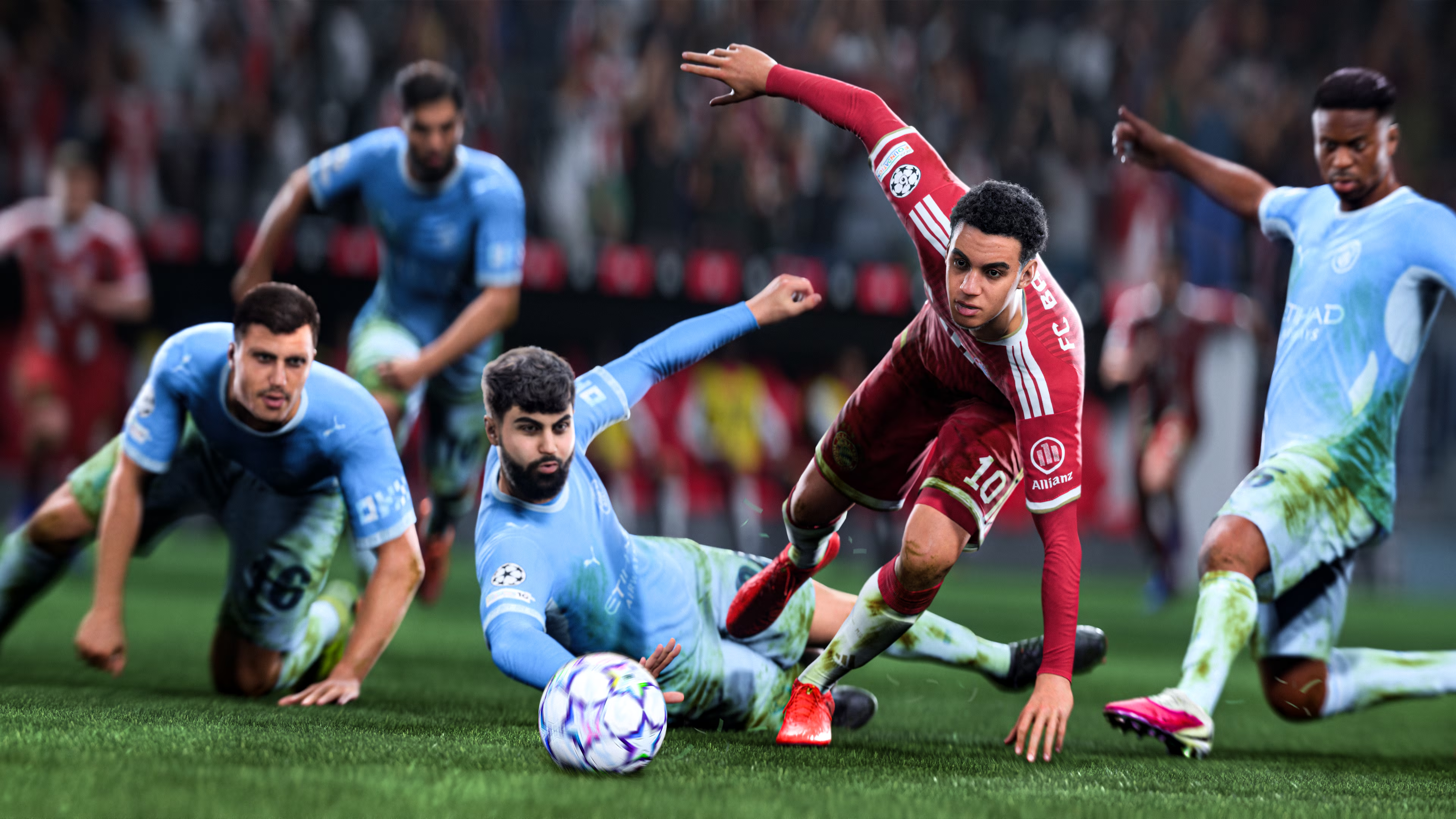 Souboj o míč v zápase EA SPORTS FC 27