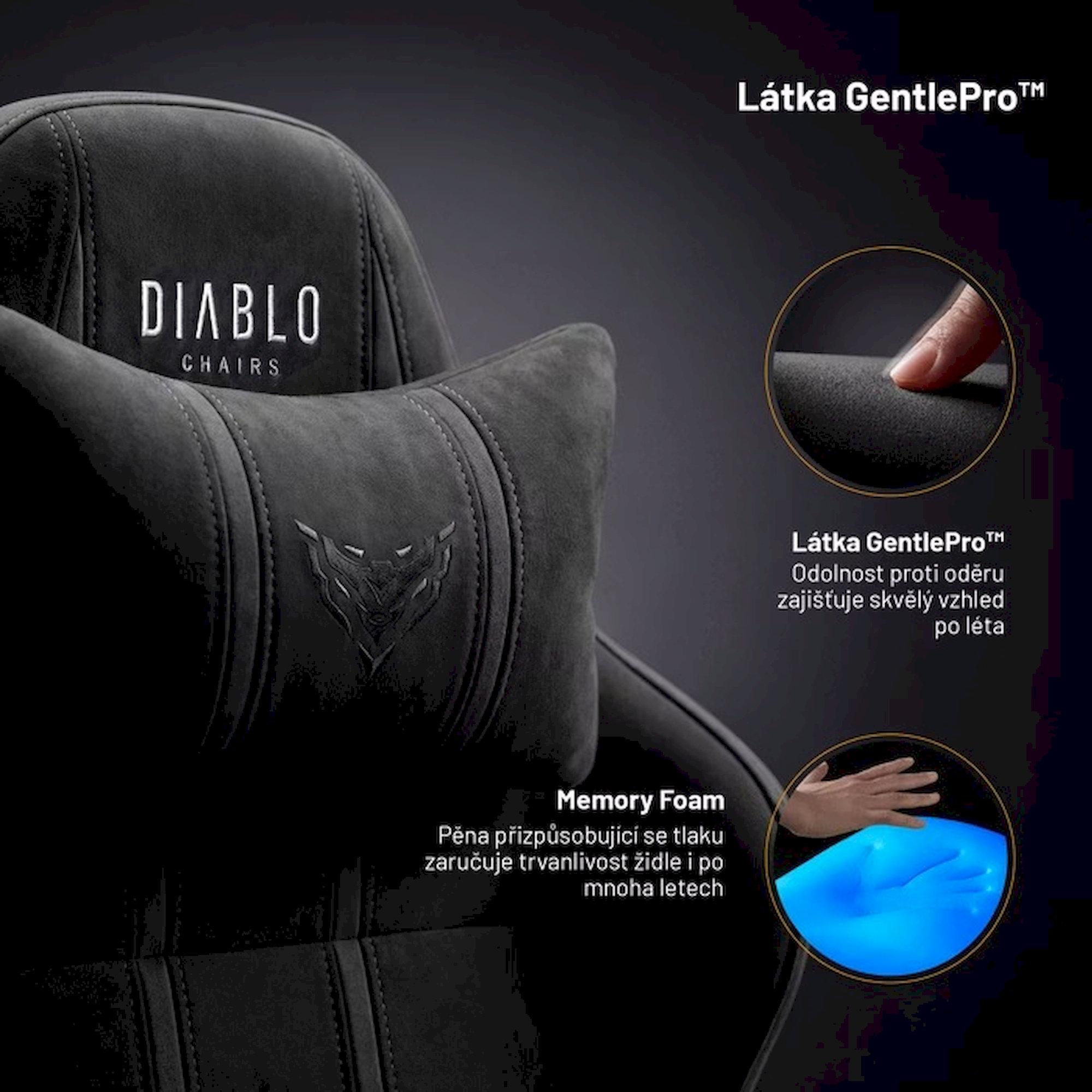 Diablo X-One 2.0 Normal Size herní židle béžová