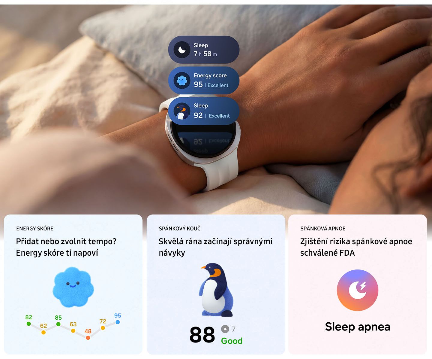 Samsung Galaxy Watch9 (44mm) strieborná
