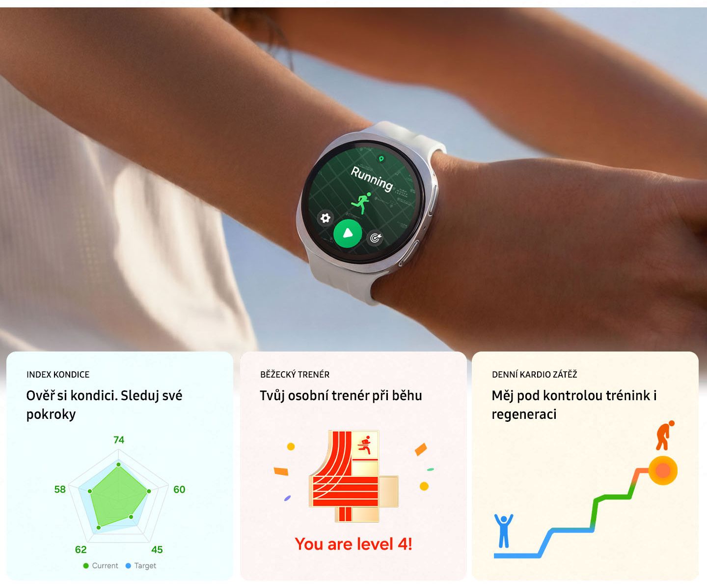 Samsung Galaxy Watch9 (44mm) strieborná