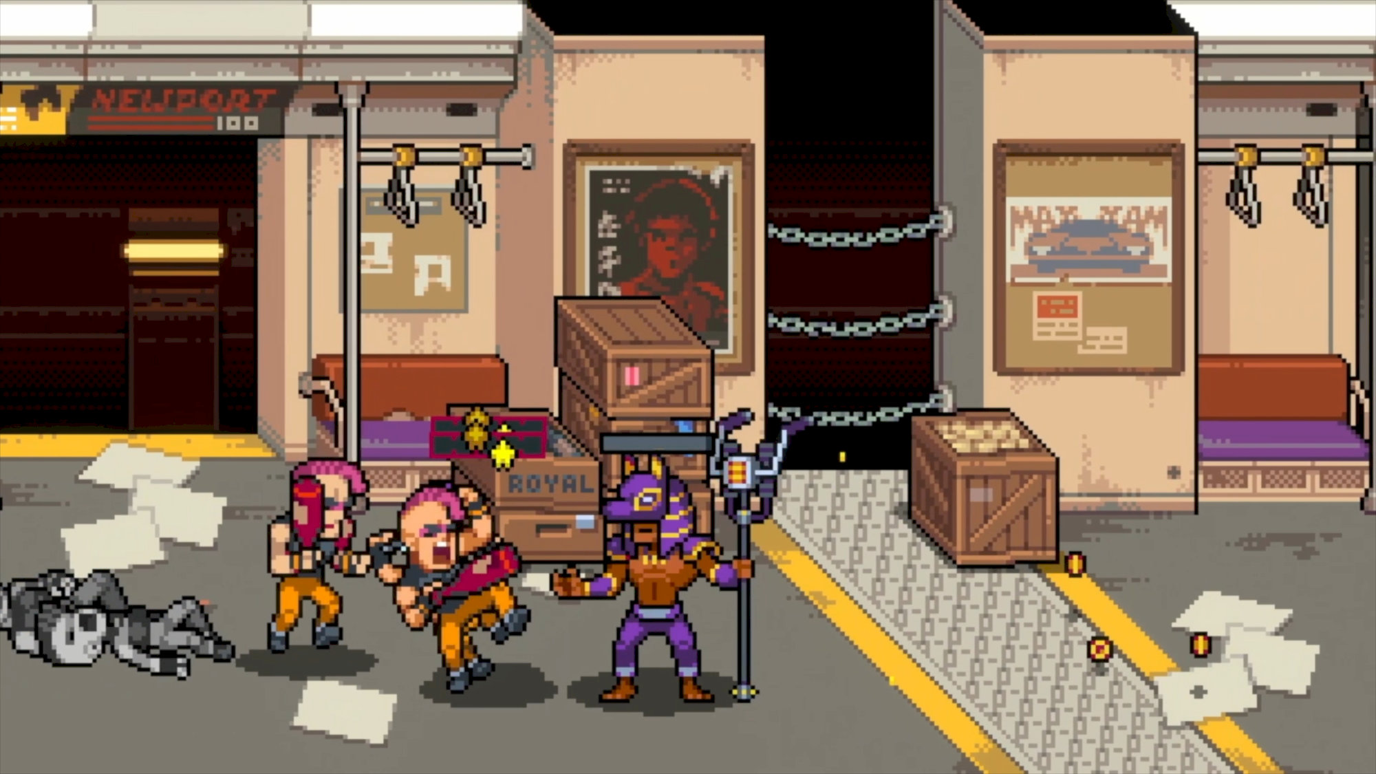 Double Dragon Gaiden: Rise of the Dragons (Code In Box)(Switch)