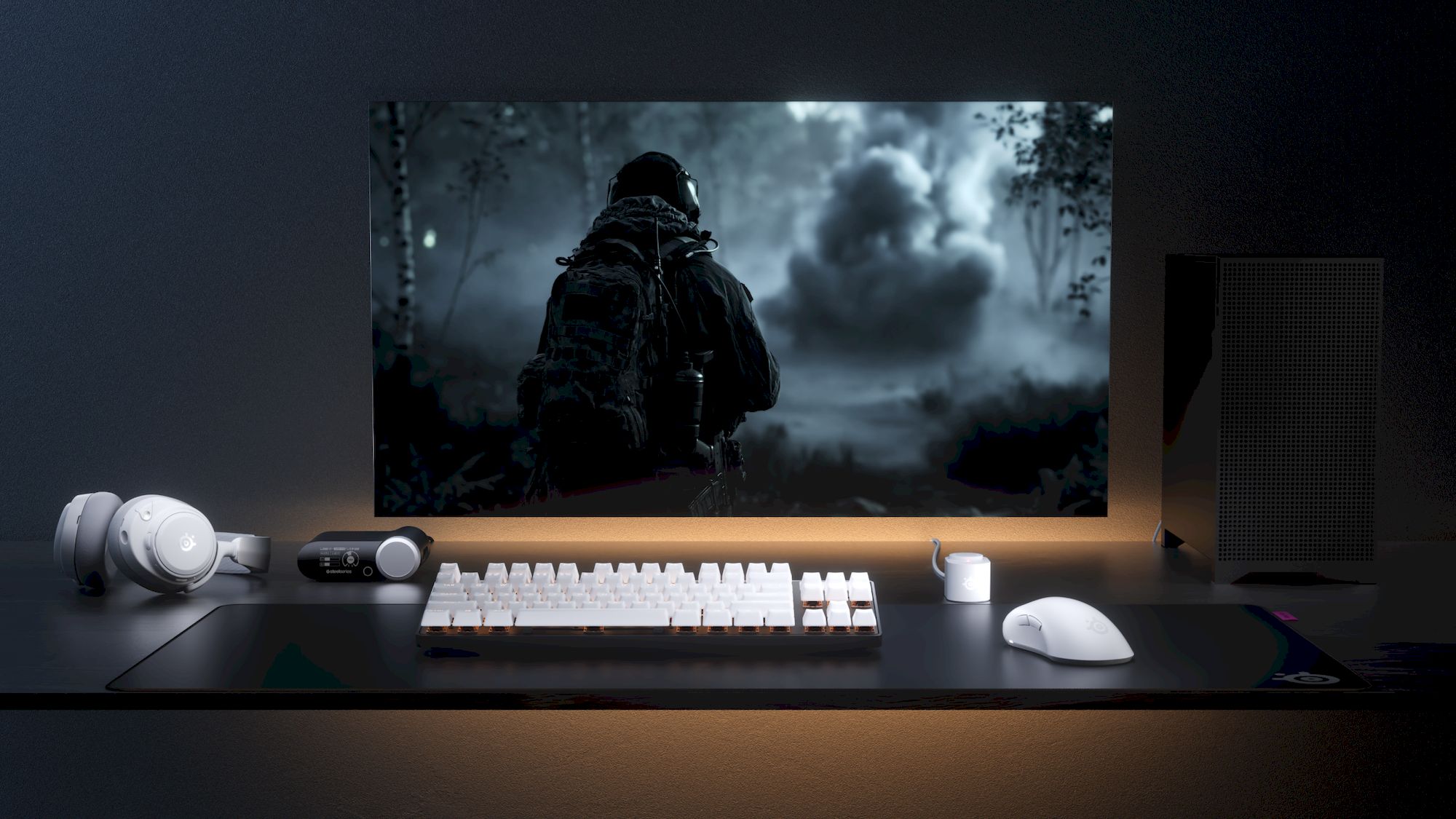 SteelSeries Rival Pro herní myš bílá