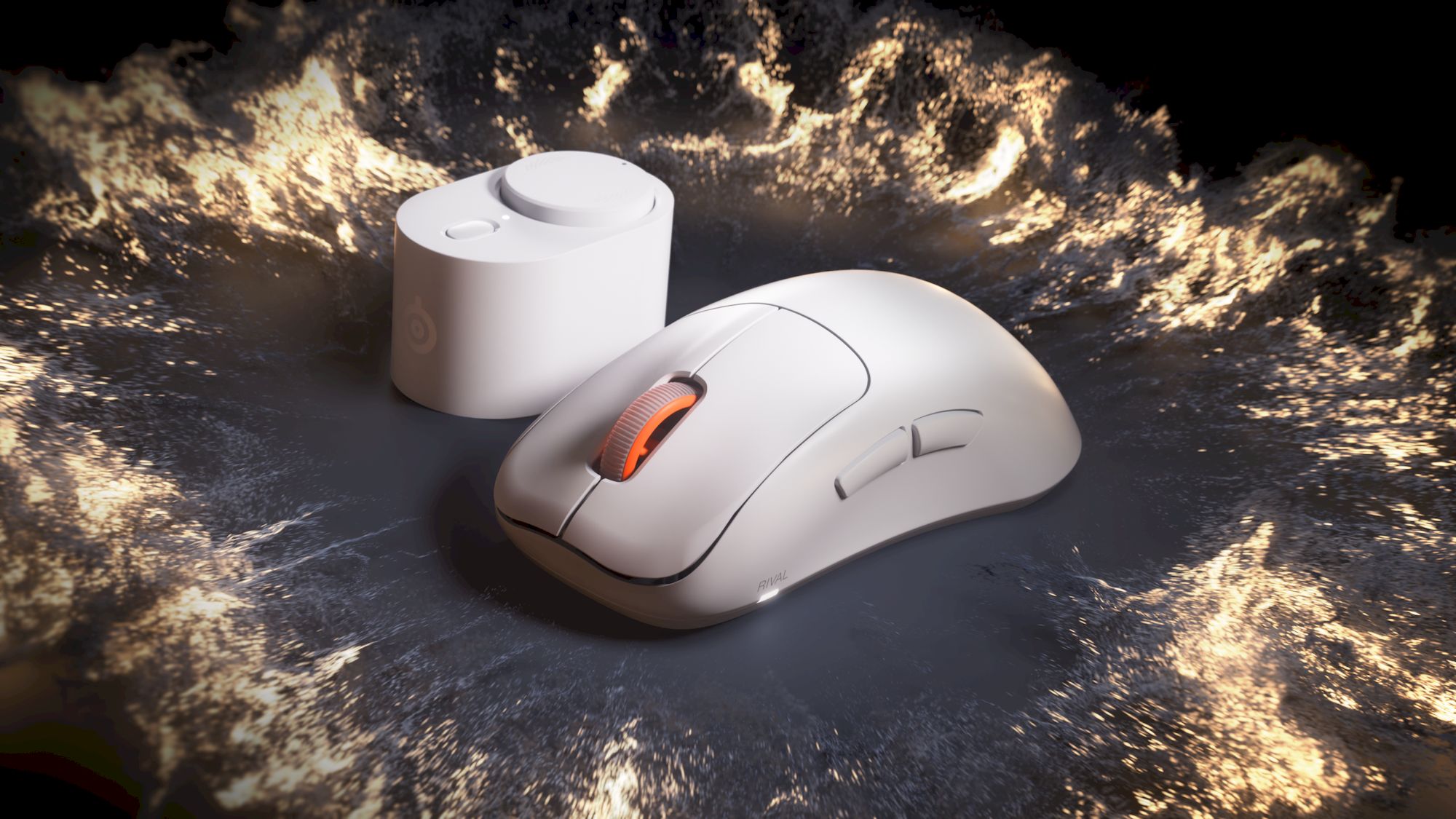 SteelSeries Rival Pro herní myš bílá