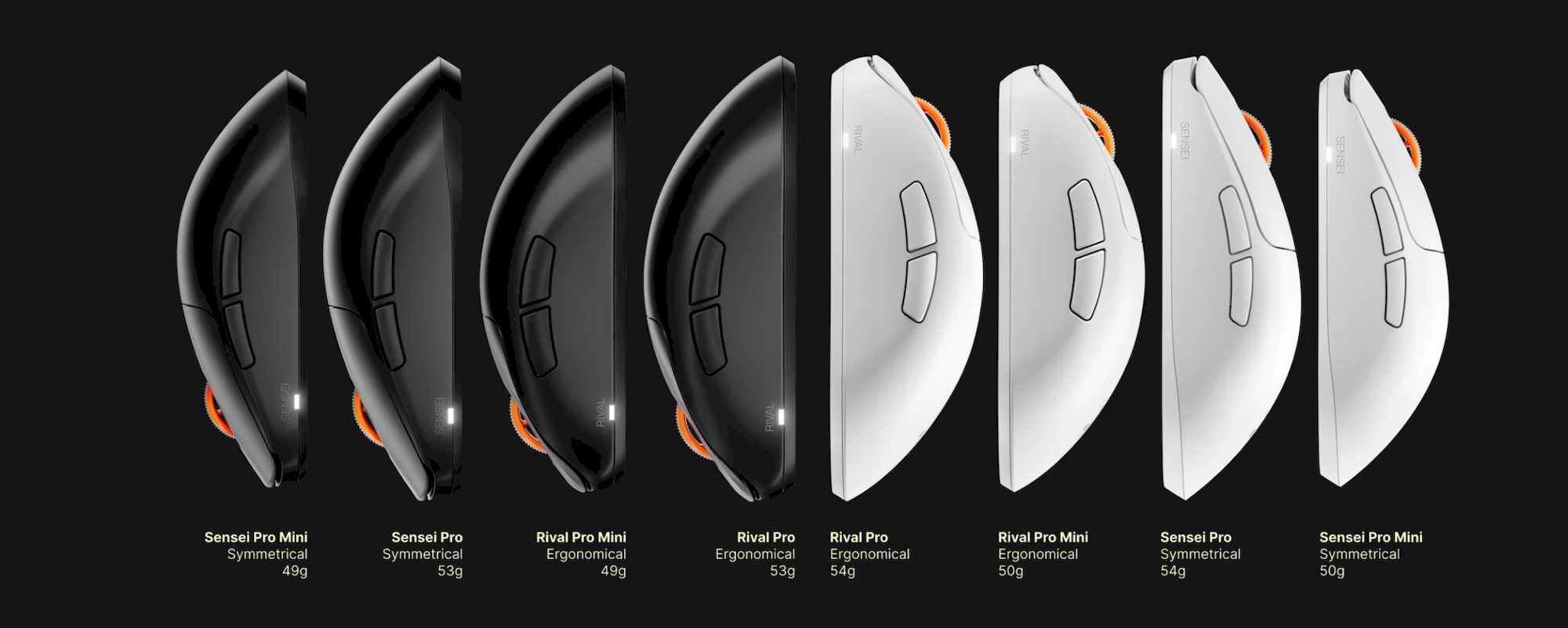 SteelSeries Rival Pro Mini herní myš černá