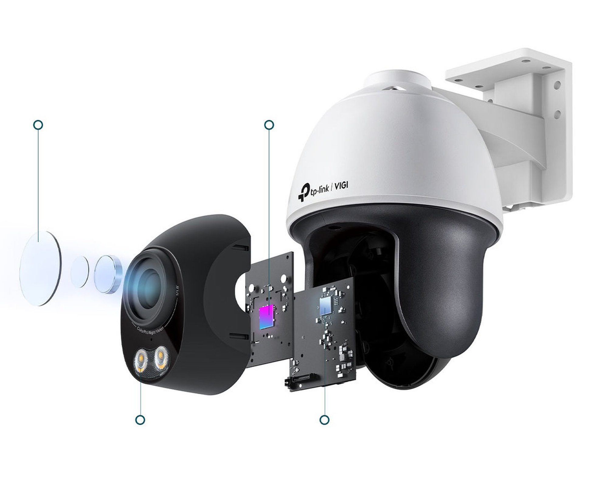 TP-Link VIGI C540S(4mm) venkovní kamera bílá