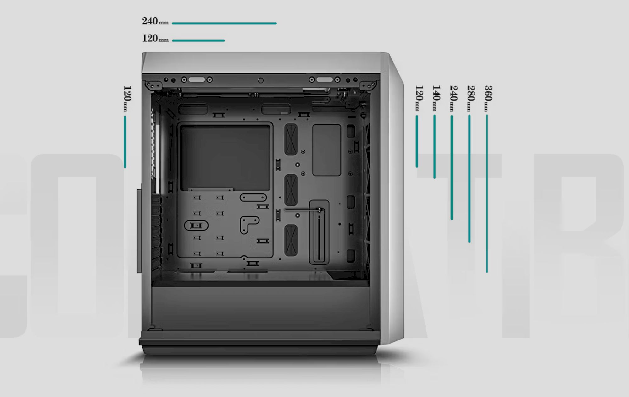 DEEPCOOL CL500 4F černá