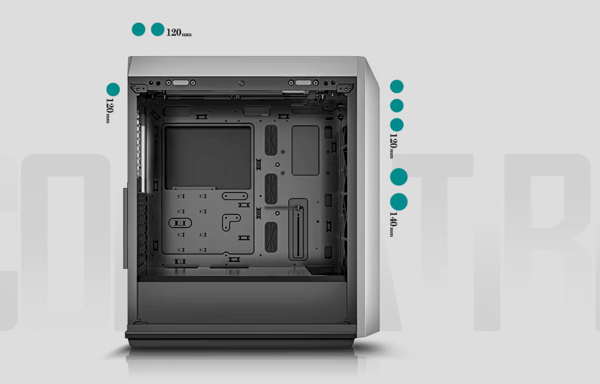 DEEPCOOL CL500 4F černá
