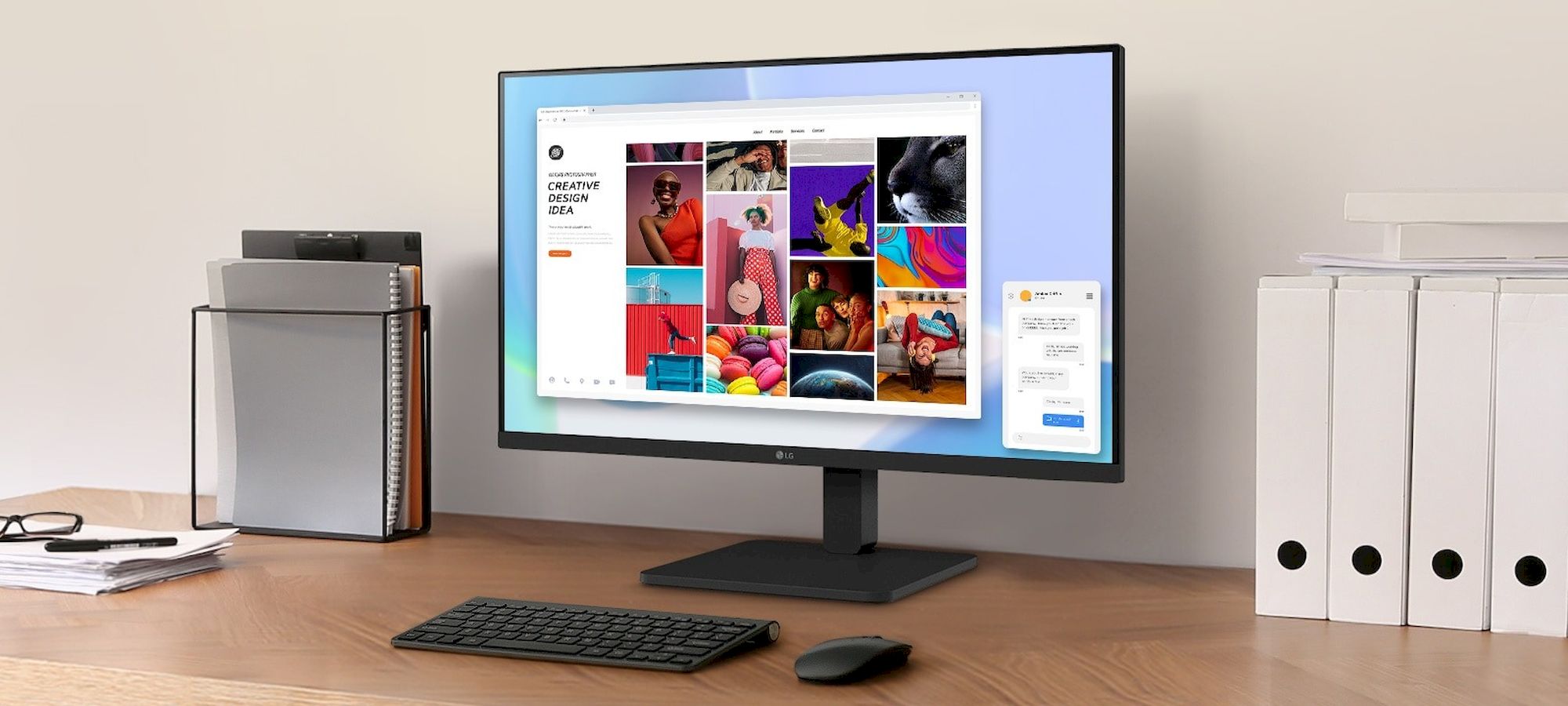 LG 27BA560-T monitor 27"