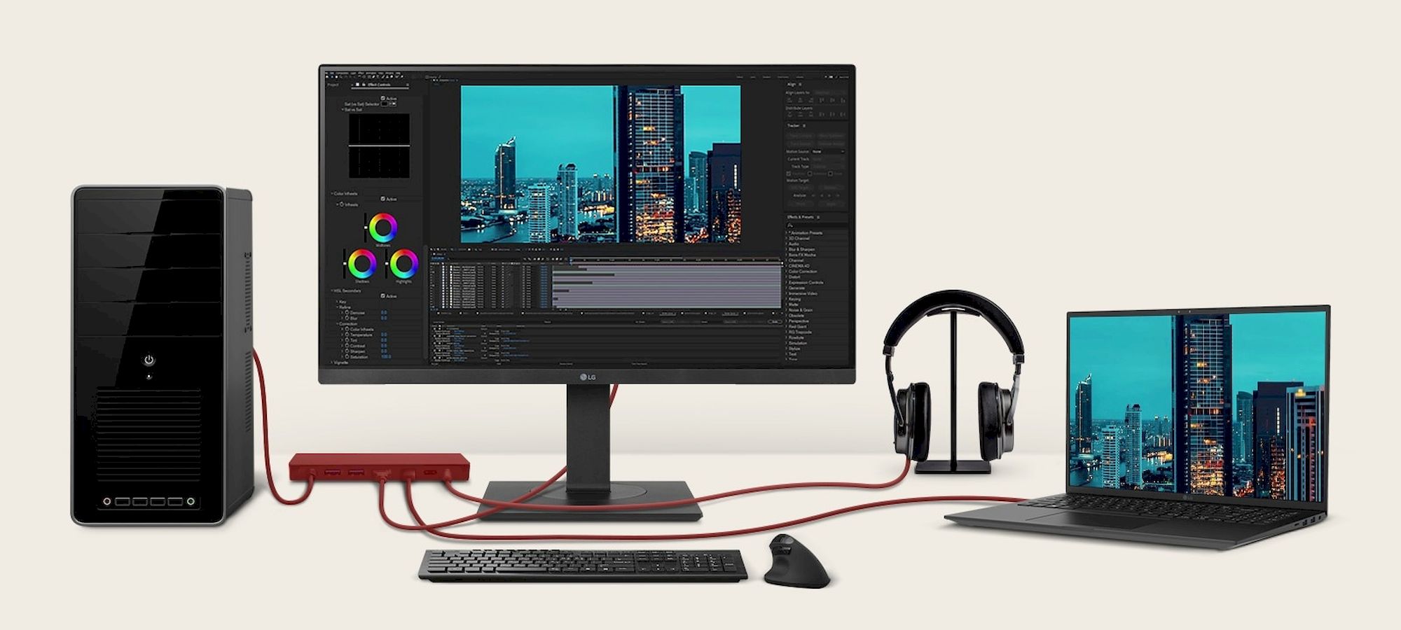 LG 27BA65QB-T monitor 27"