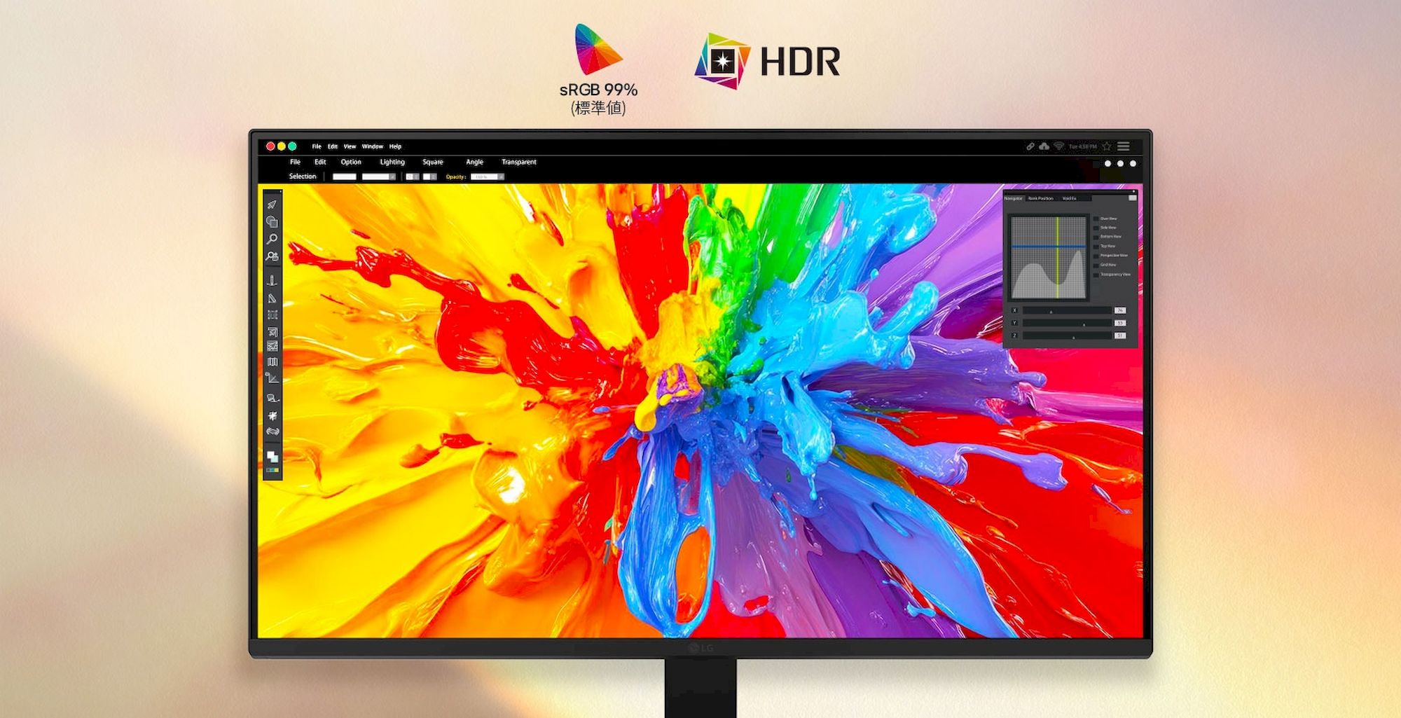 LG 24U411B-B monitor 24"