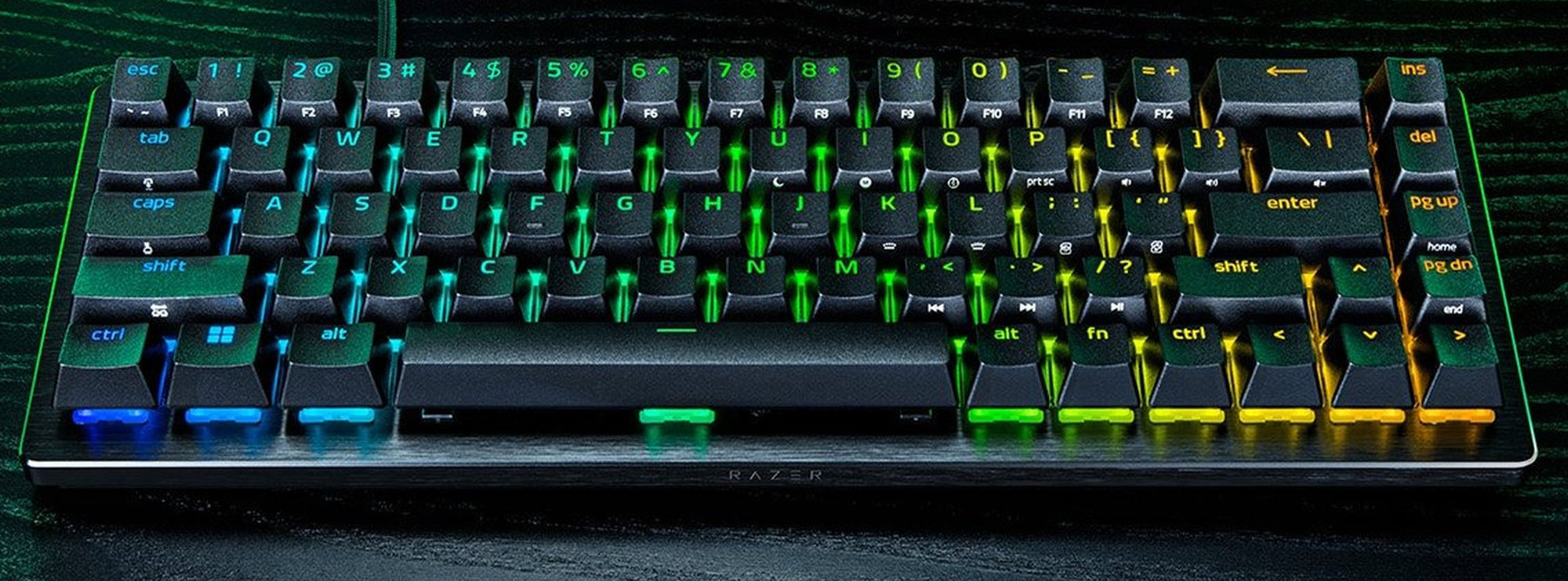 Razer Huntsman V3 HE Magnetic Mini herní klávesnice (US) černá