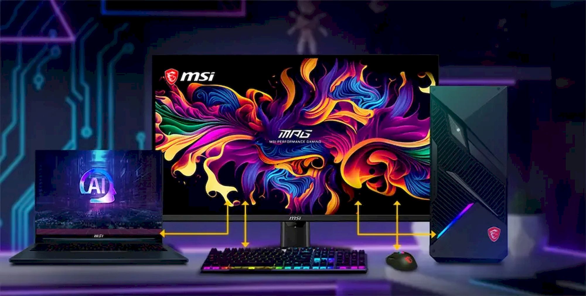 MSI MPG 322UR QD-OLED X24 herní monitor 32"