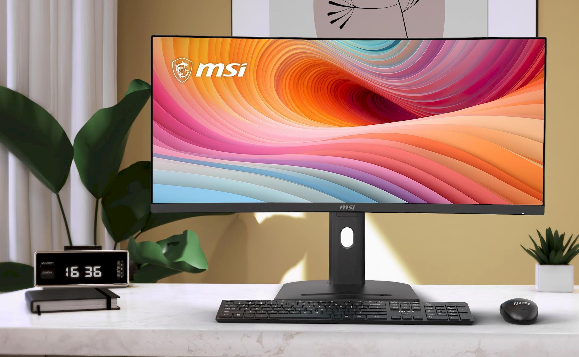 MSI PRO MP341CQPHG E12 monitor 34"