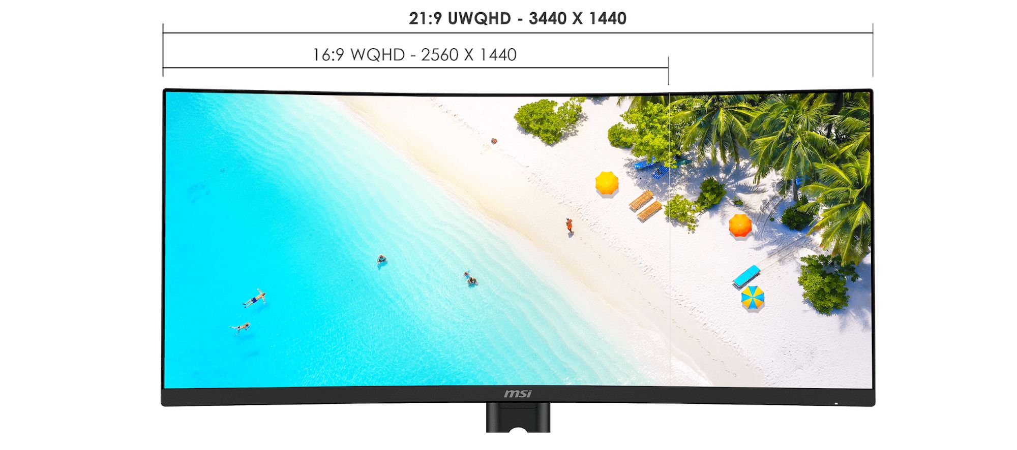 MSI PRO MP341CQPHG E12 monitor 34"