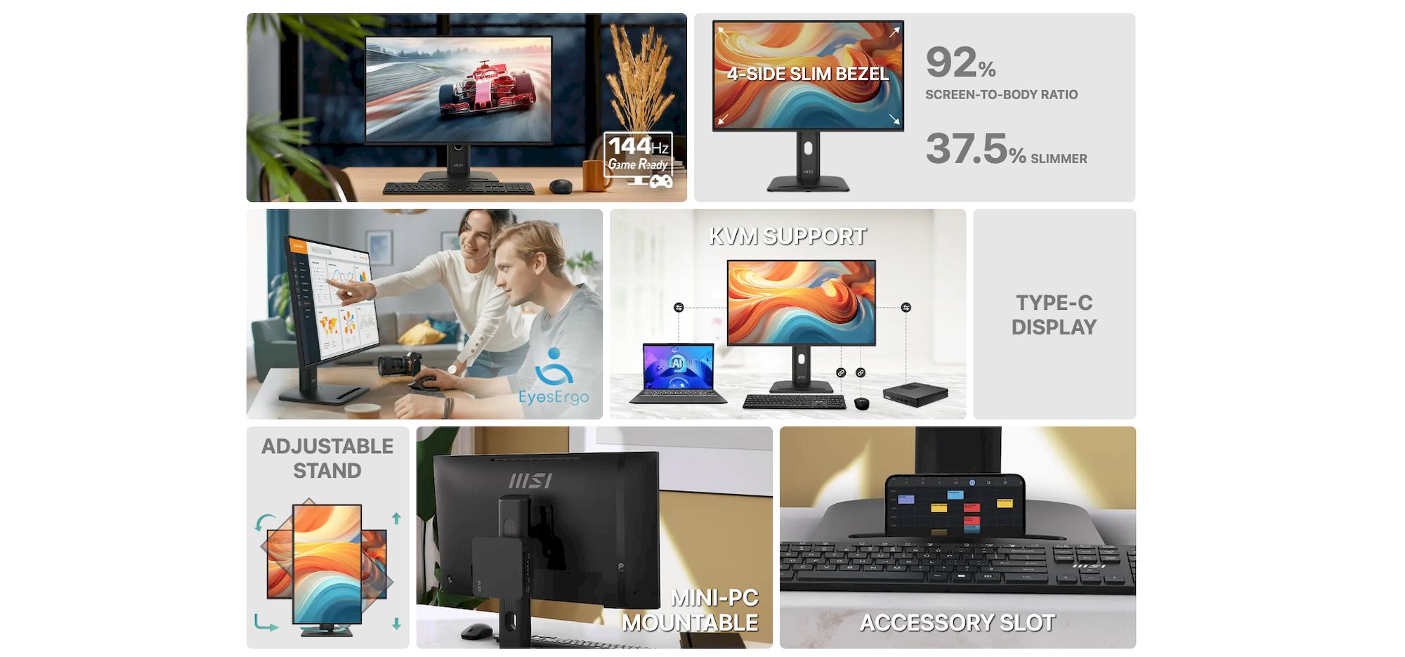 MSI PRO MP275PHG E14 monitor 27"