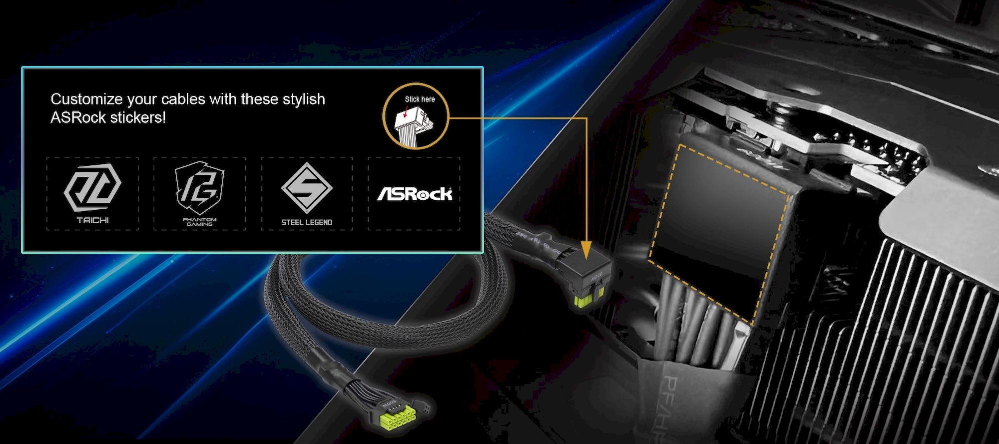 ASRock kabel 12VHPWR černá